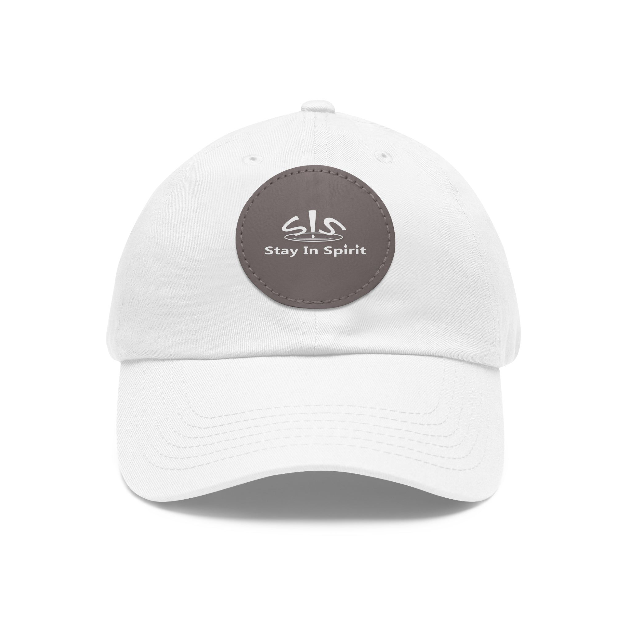 Stay In Spirit Dad Hat with Leather Round Patch