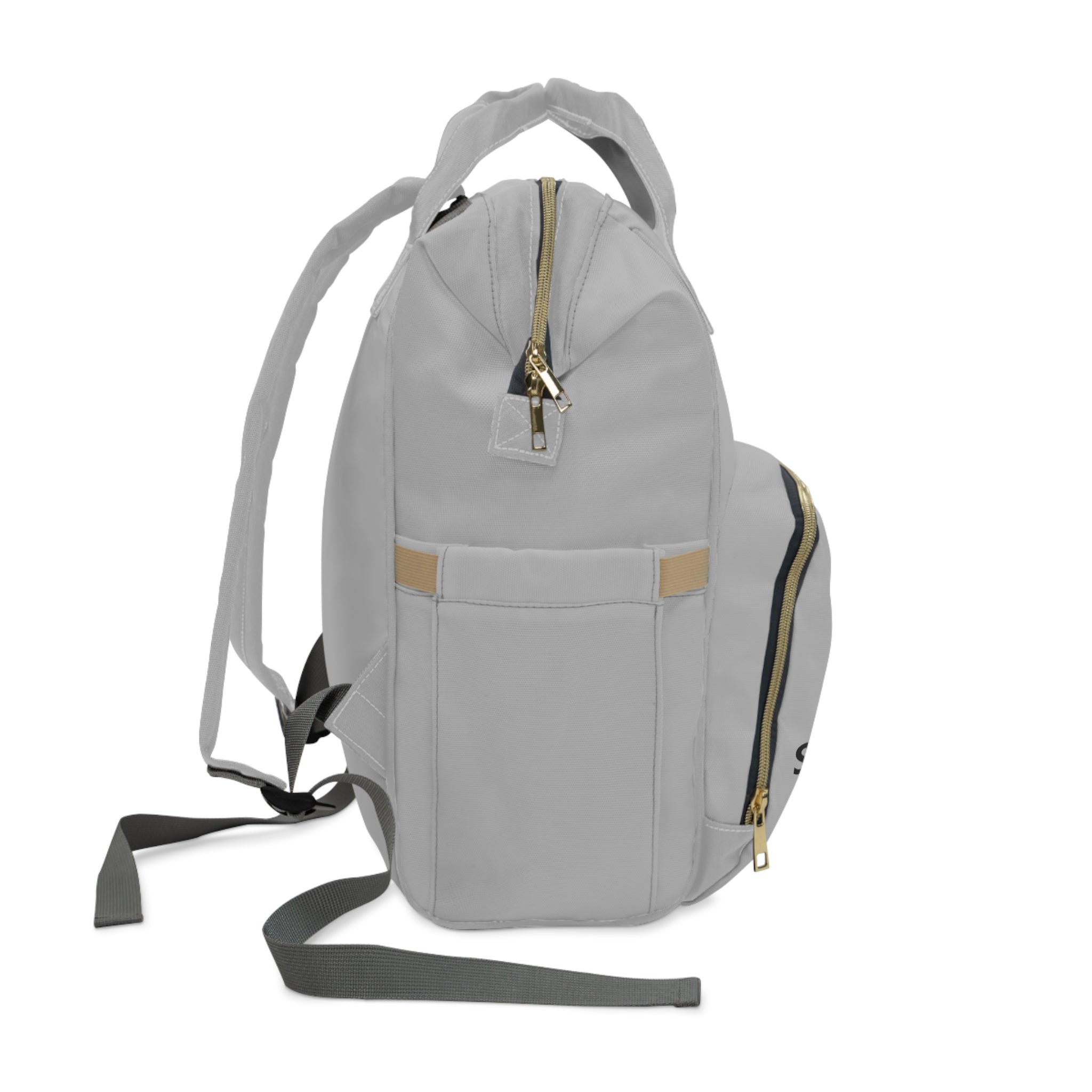 Gray Stay In Spirit Multifunctional Diaper Backpack - Stay In Spirit Shop