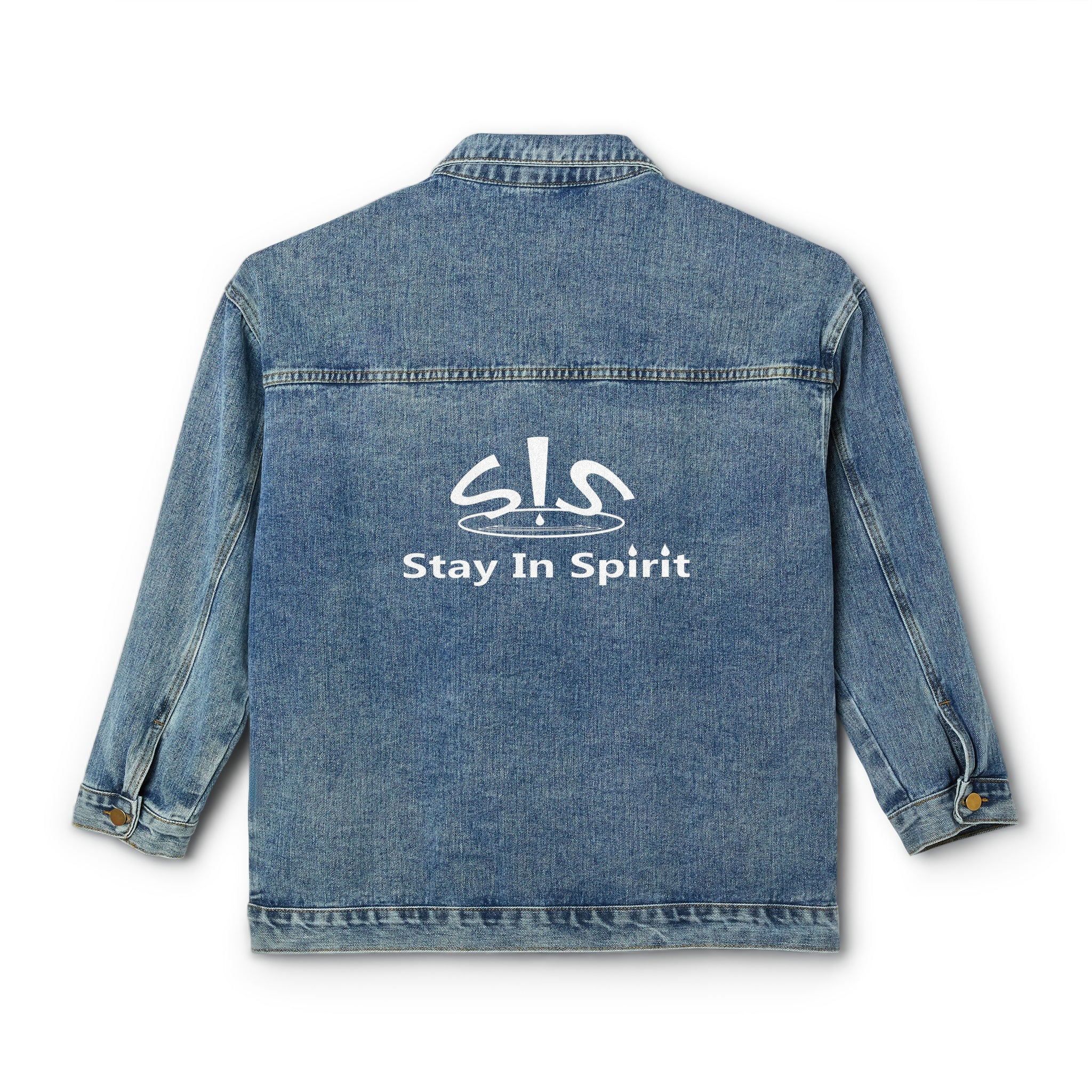 Stay In Spirit Women's Denim Jacket - Stay In Spirit Shop