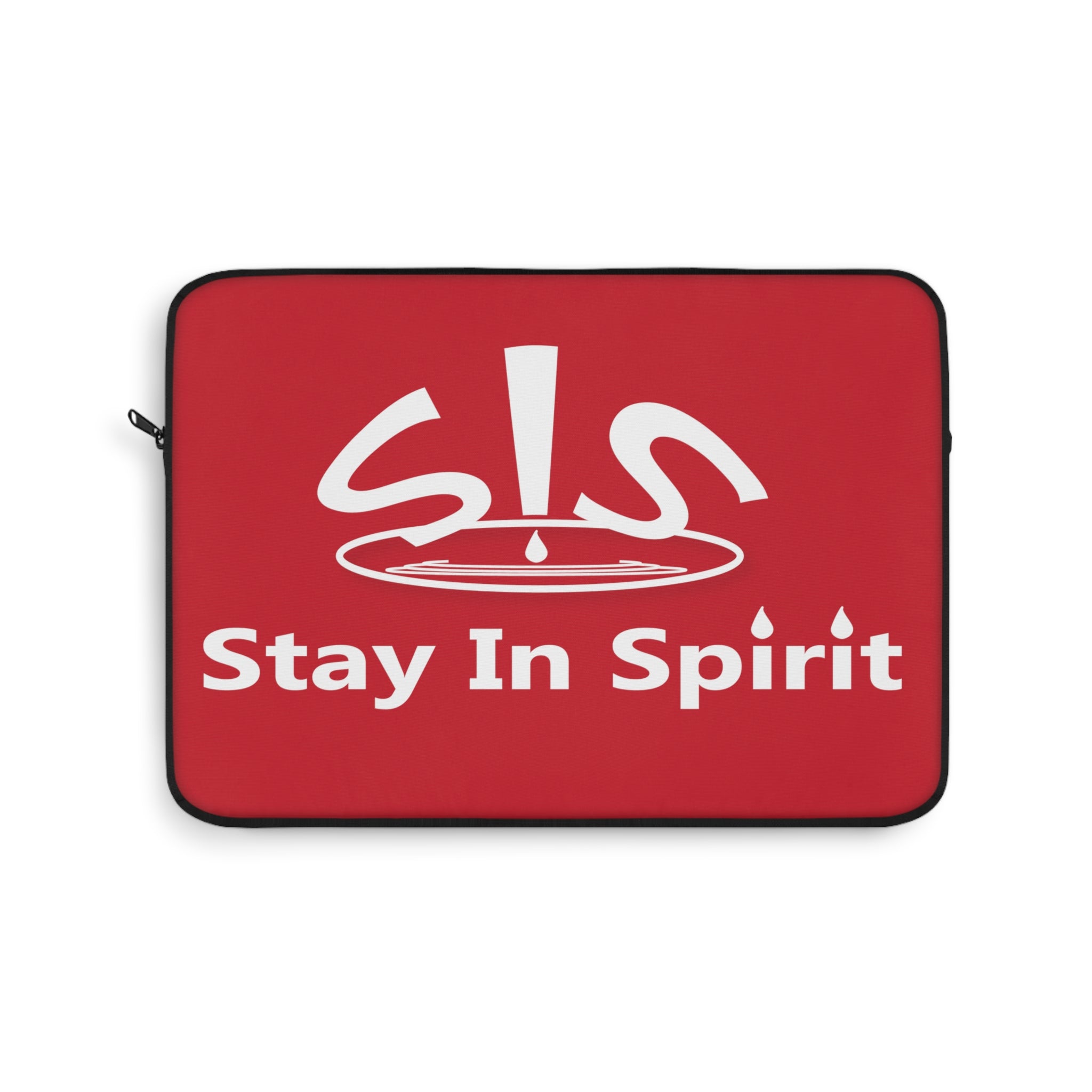 Dark Red Stay In Spirit Laptop Sleeve - Stay In Spirit Shop