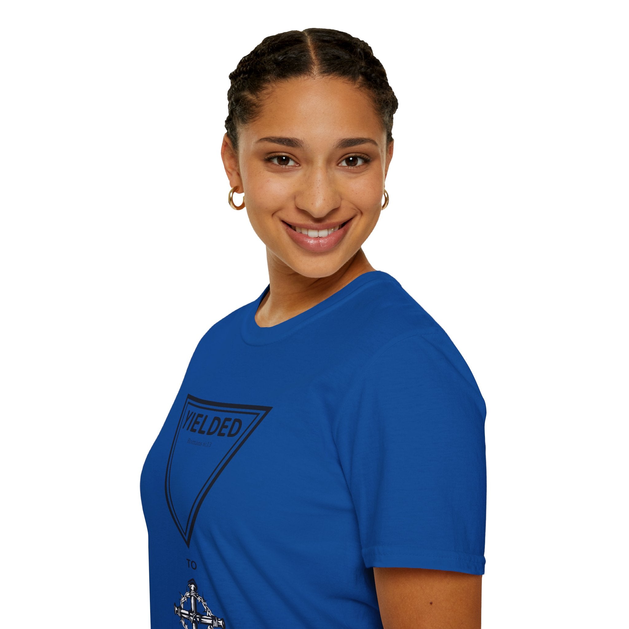Yielded To... Unisex Softstyle T-Shirt - Stay In Spirit Shop