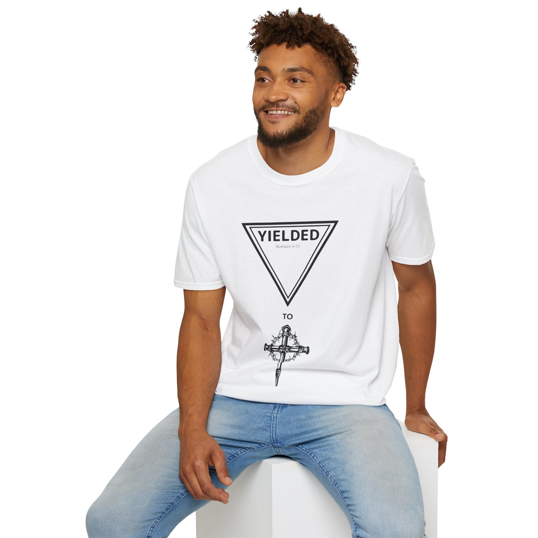 Yielded To... Unisex Softstyle T-Shirt - Stay In Spirit Shop