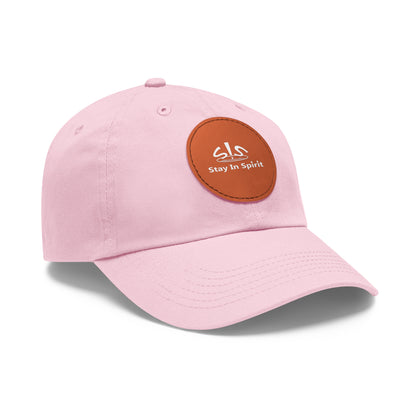 Stay In Spirit Dad Hat with Leather Round Patch