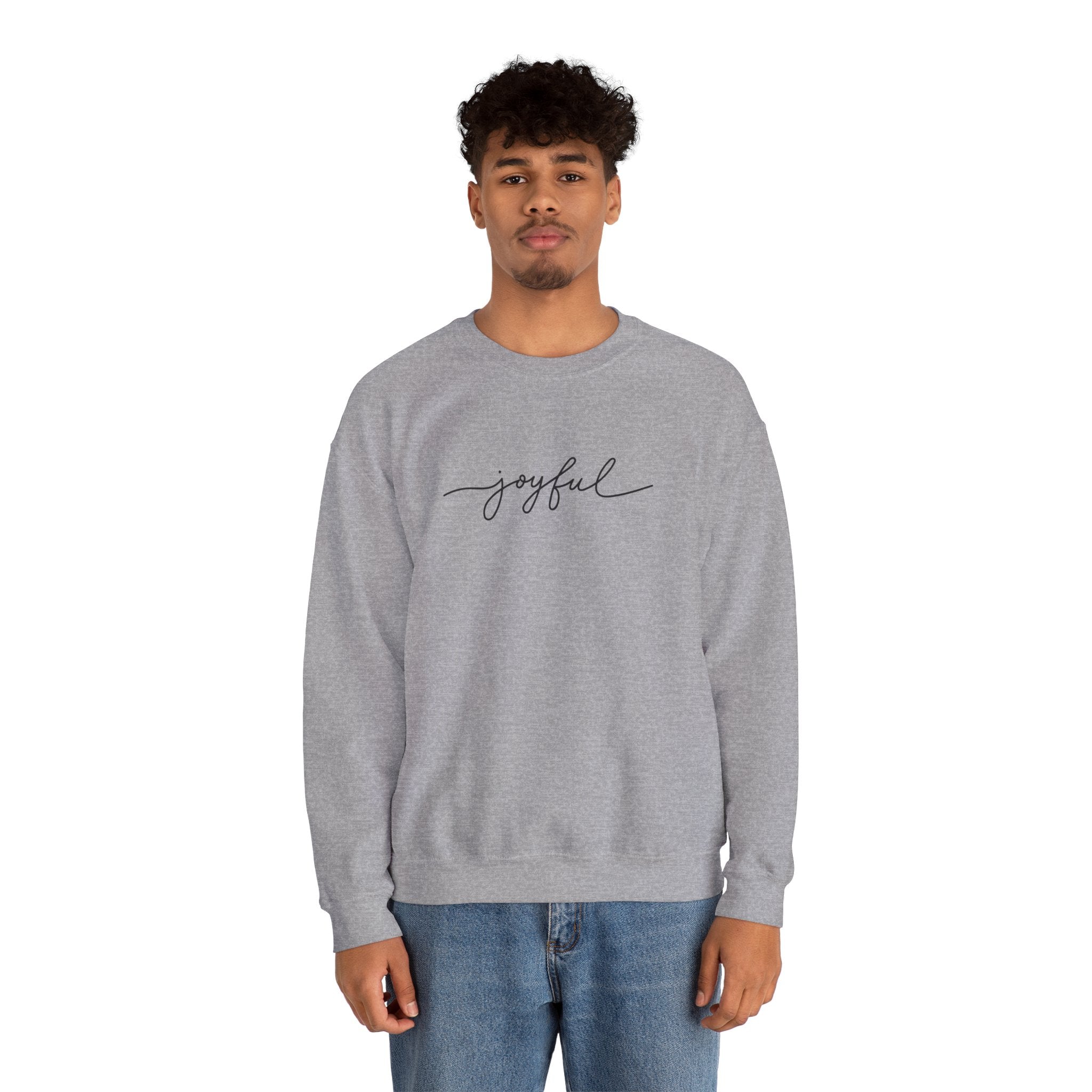 Joyful Unisex Crewneck Sweatshirt - Stay In Spirit Shop