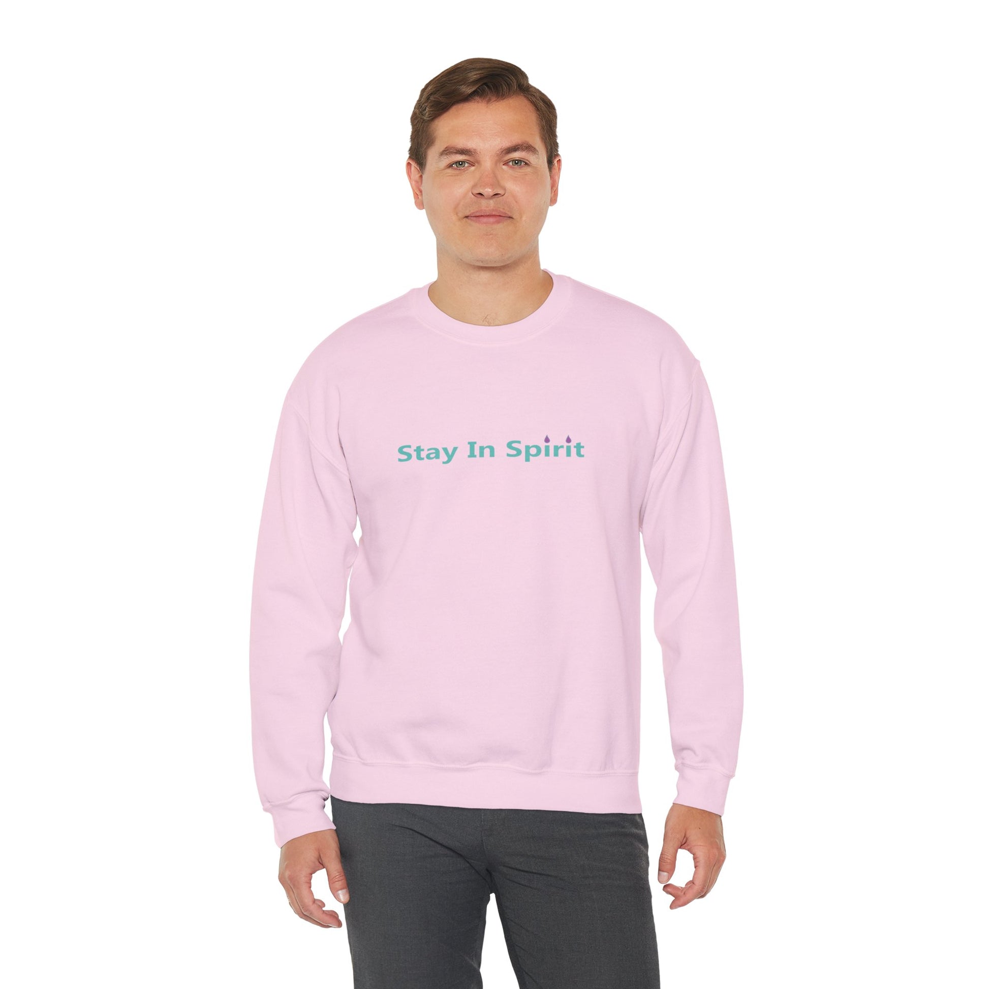 Stay In Spirit Lettered Unisex Heavy Blend™ Crewneck Sweatshirt - Stay In Spirit Shop