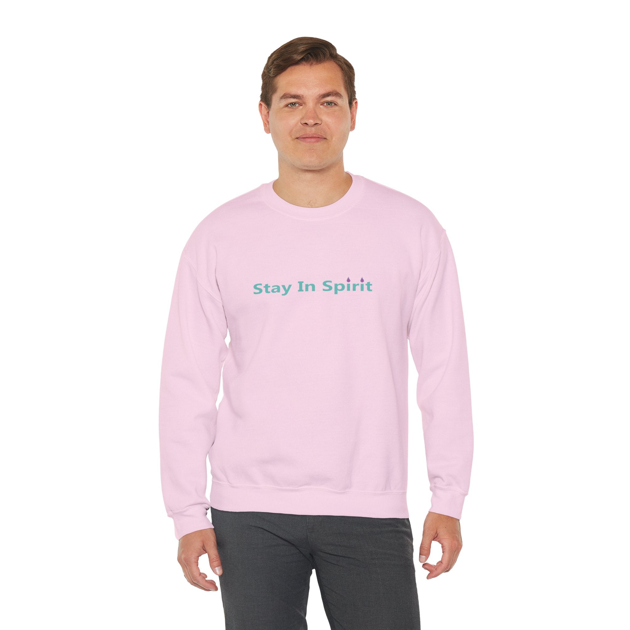 Stay In Spirit Lettered Unisex Heavy Blend™ Crewneck Sweatshirt - Stay In Spirit Shop