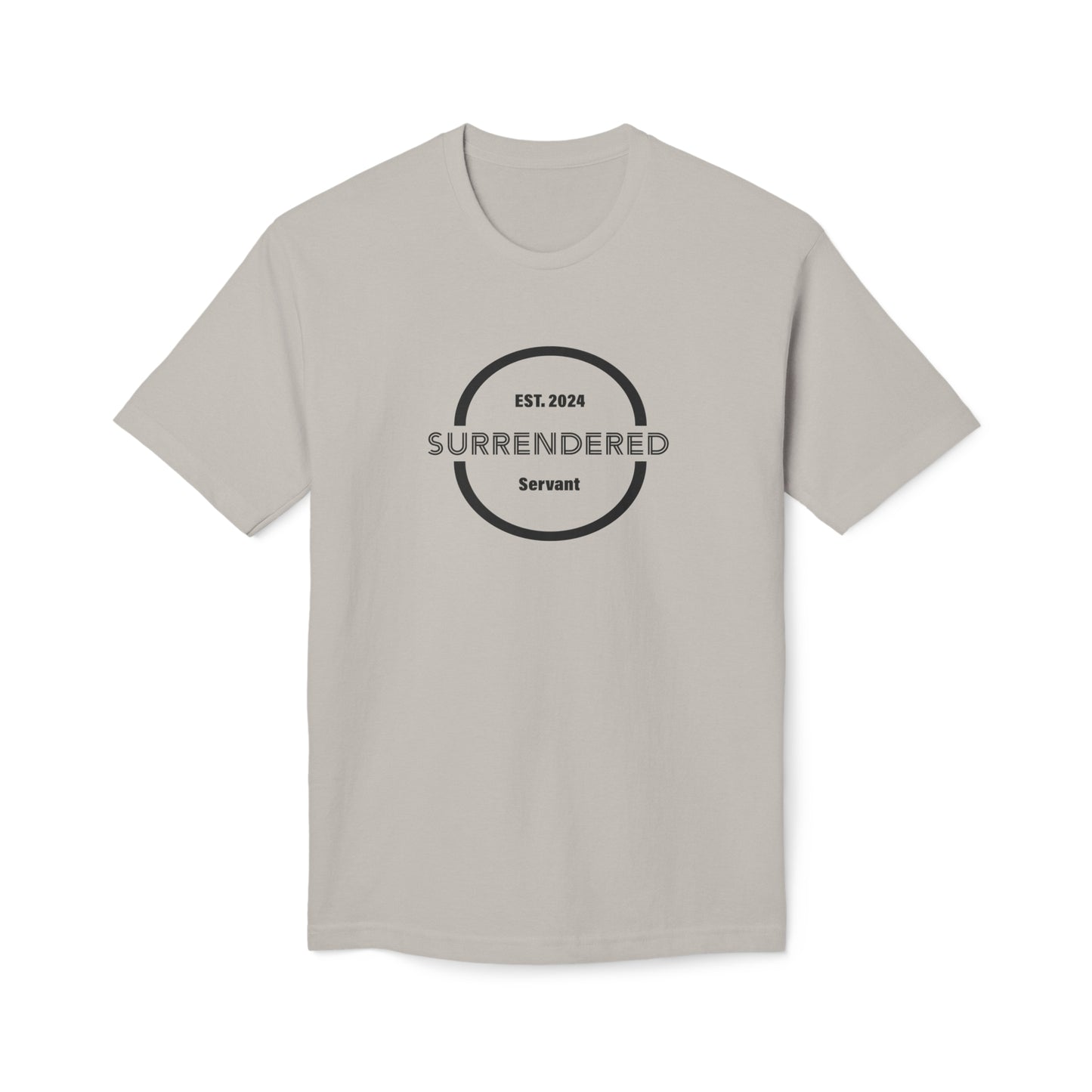 Surrendered Servant Unisex Midweight T-shirt - Stay In Spirit Shop