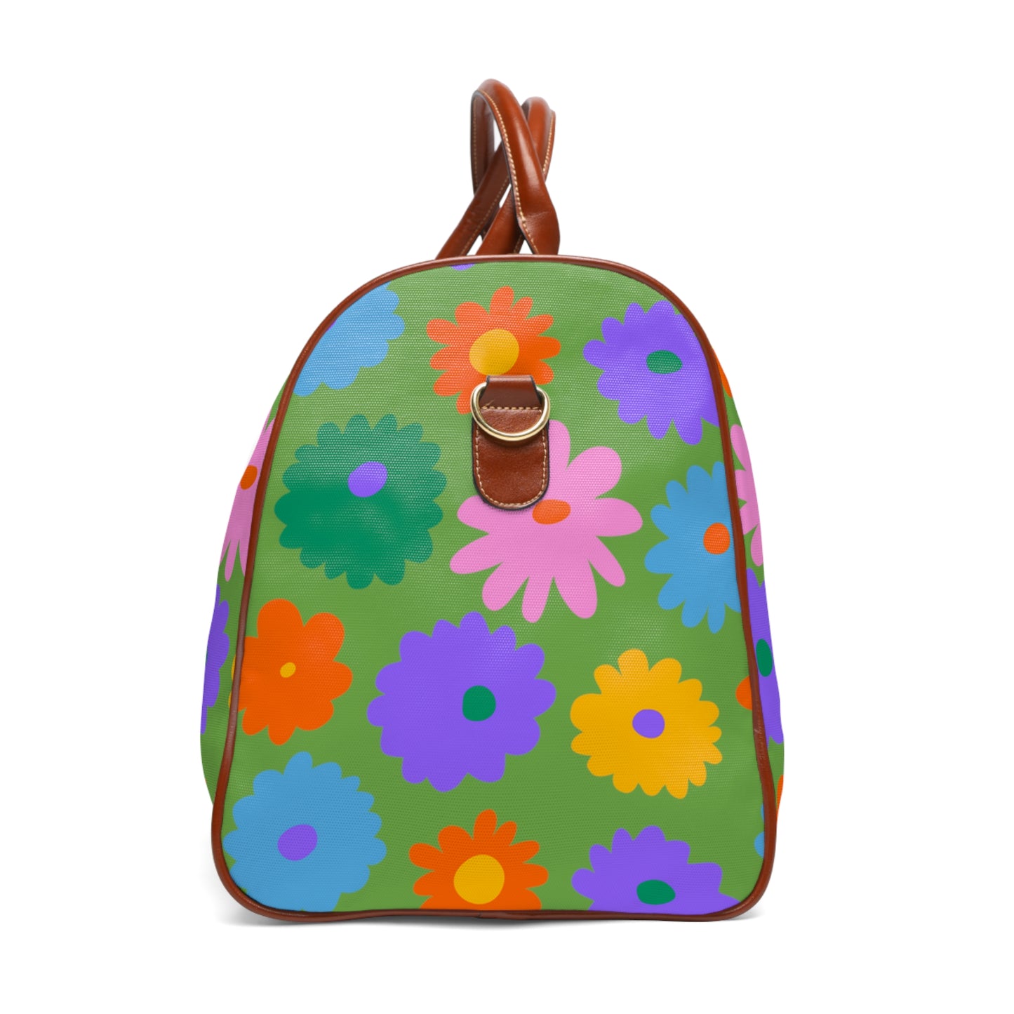 Stay In Spirit Green Flower Waterproof Travel Bag (Luxury) - Stay In Spirit Shop