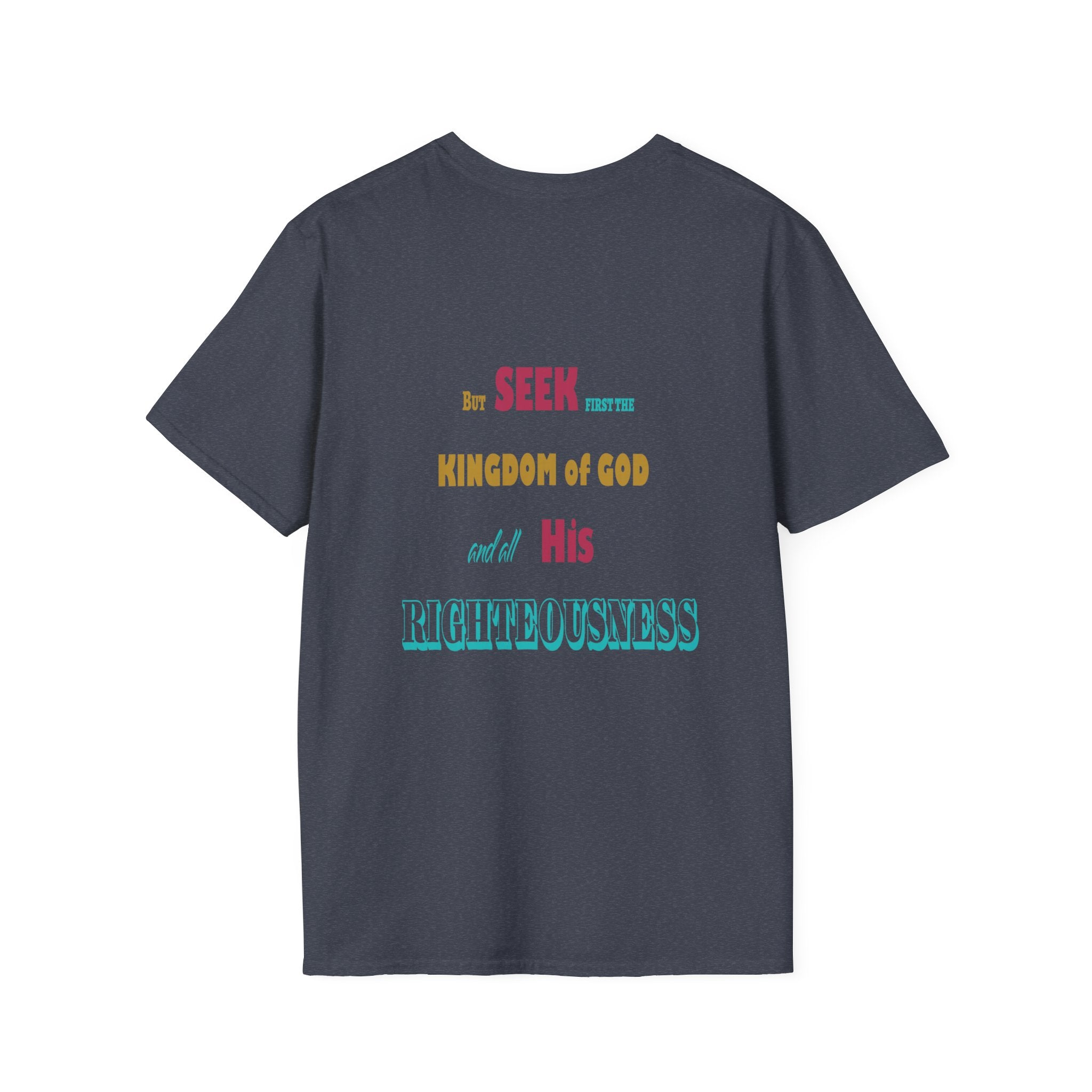 Seek First (Color) Unisex Softstyle T-Shirt