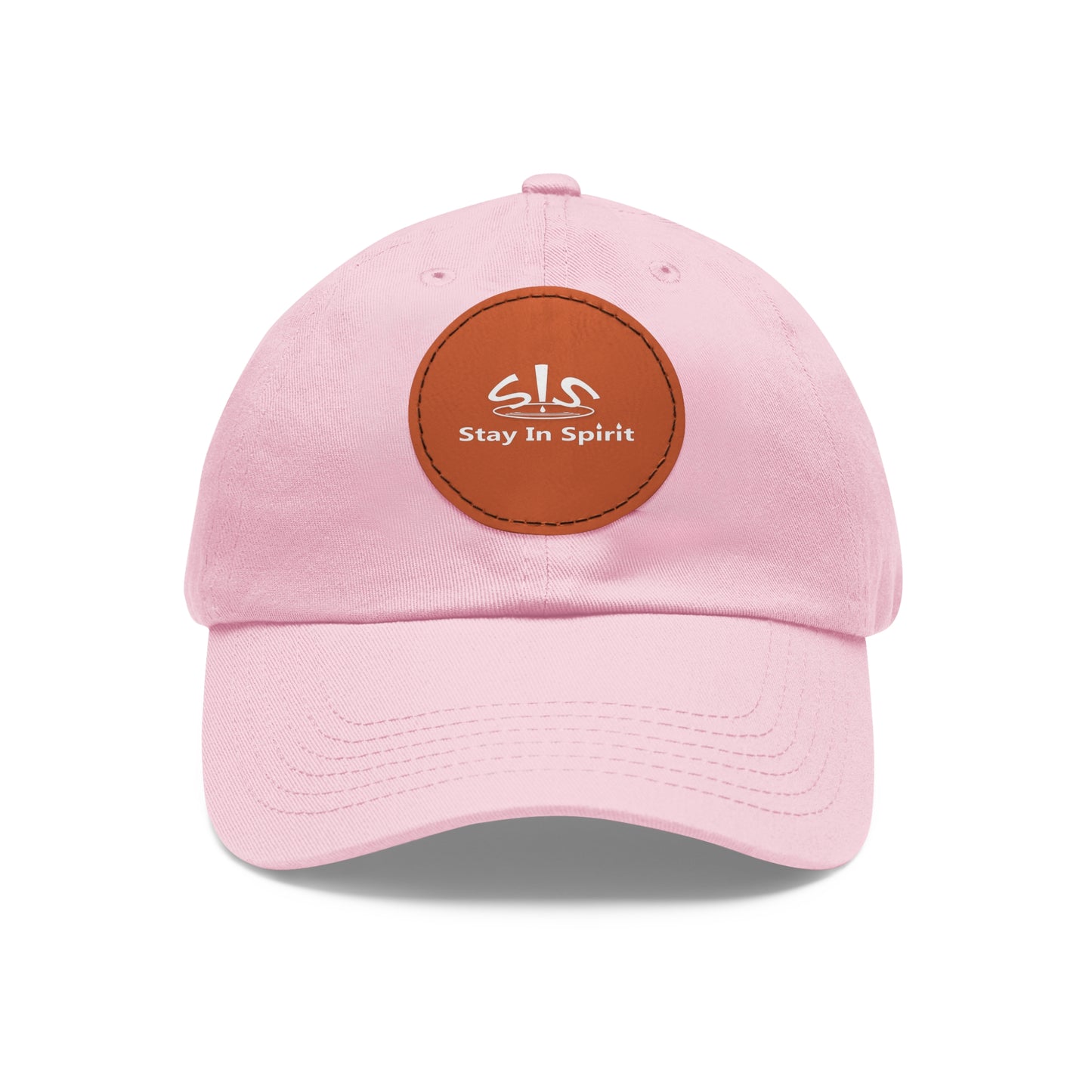 Stay In Spirit Dad Hat with Leather Round Patch