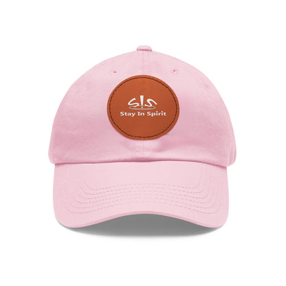 Stay In Spirit Dad Hat with Leather Round Patch