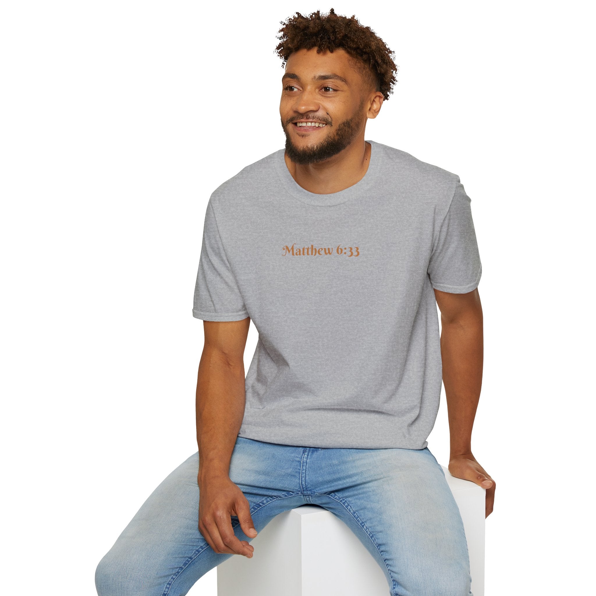 Seek First (Color) Unisex Softstyle T-Shirt