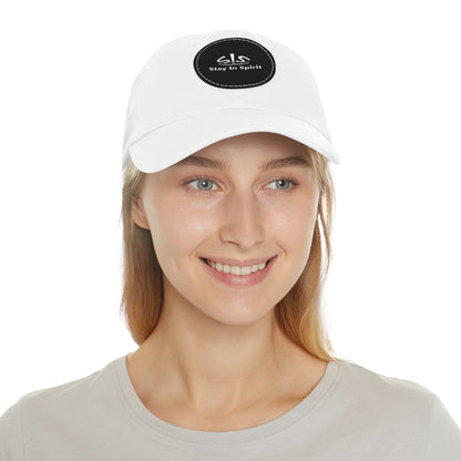 Stay In Spirit Dad Hat with Leather Round Patch
