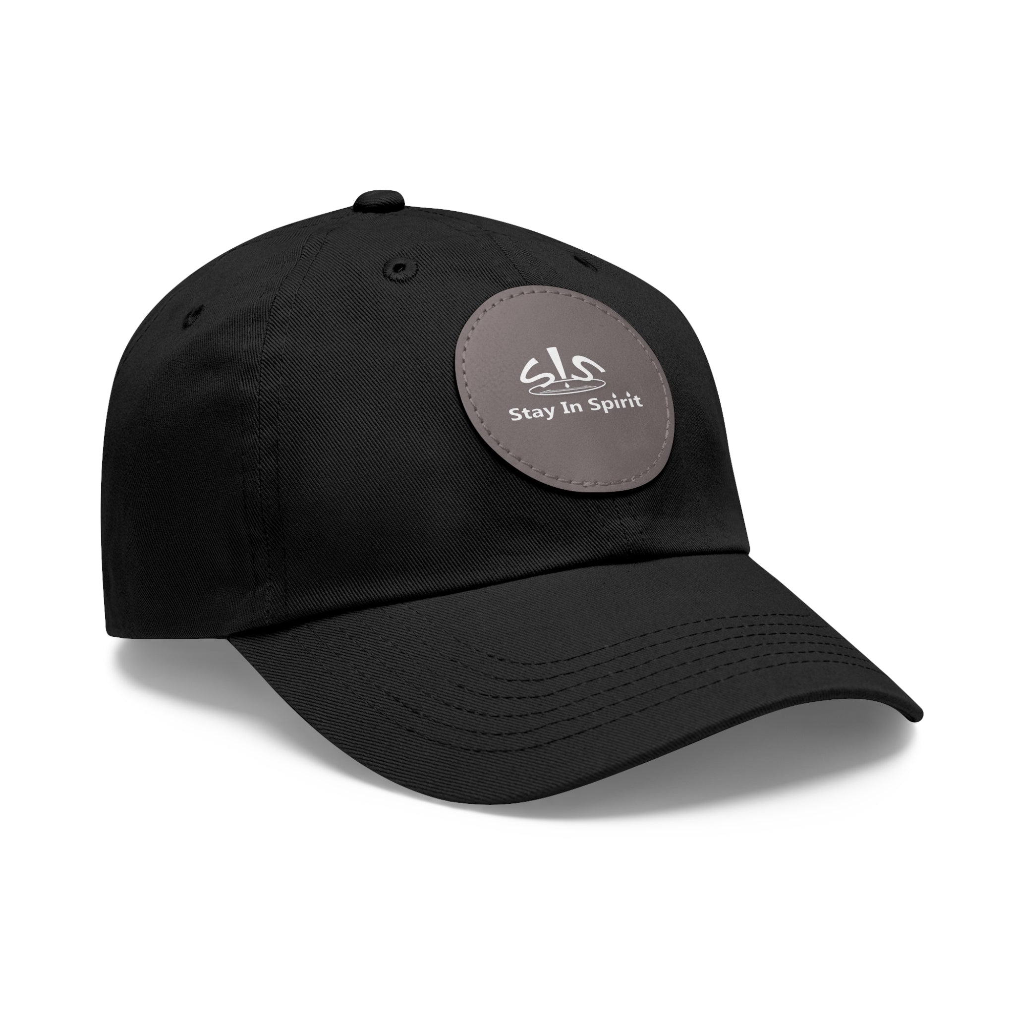 Stay In Spirit Dad Hat with Leather Round Patch