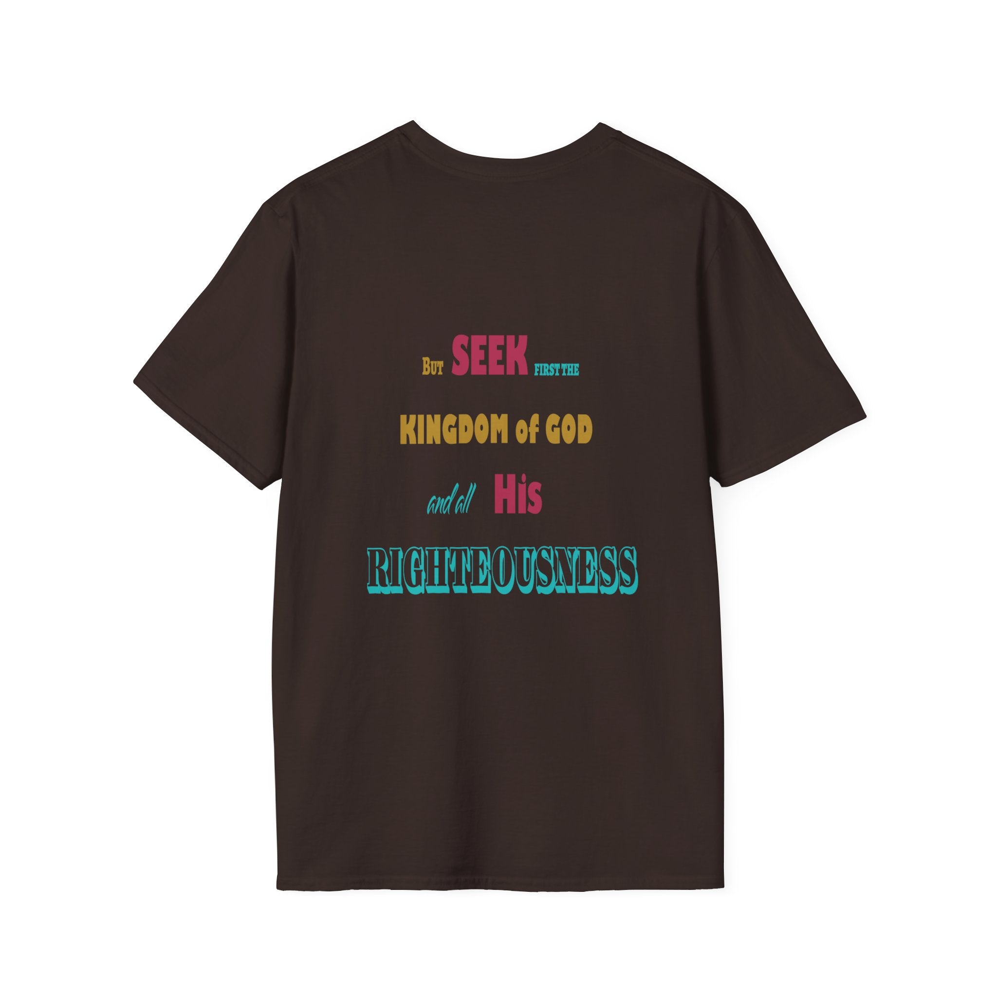 Seek First (Color) Unisex Softstyle T-Shirt