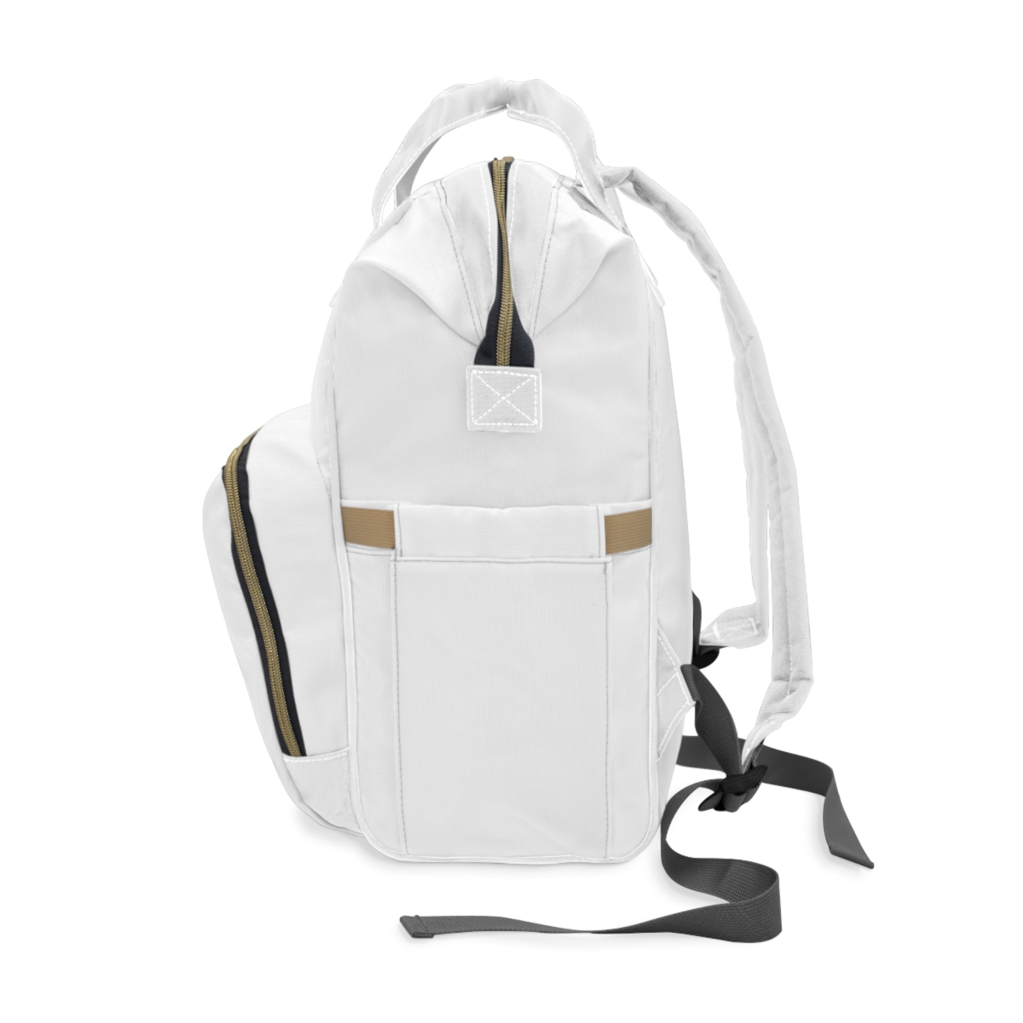 White Fostered by the Father Multifunctional Diaper Backpack - Stay In Spirit Shop