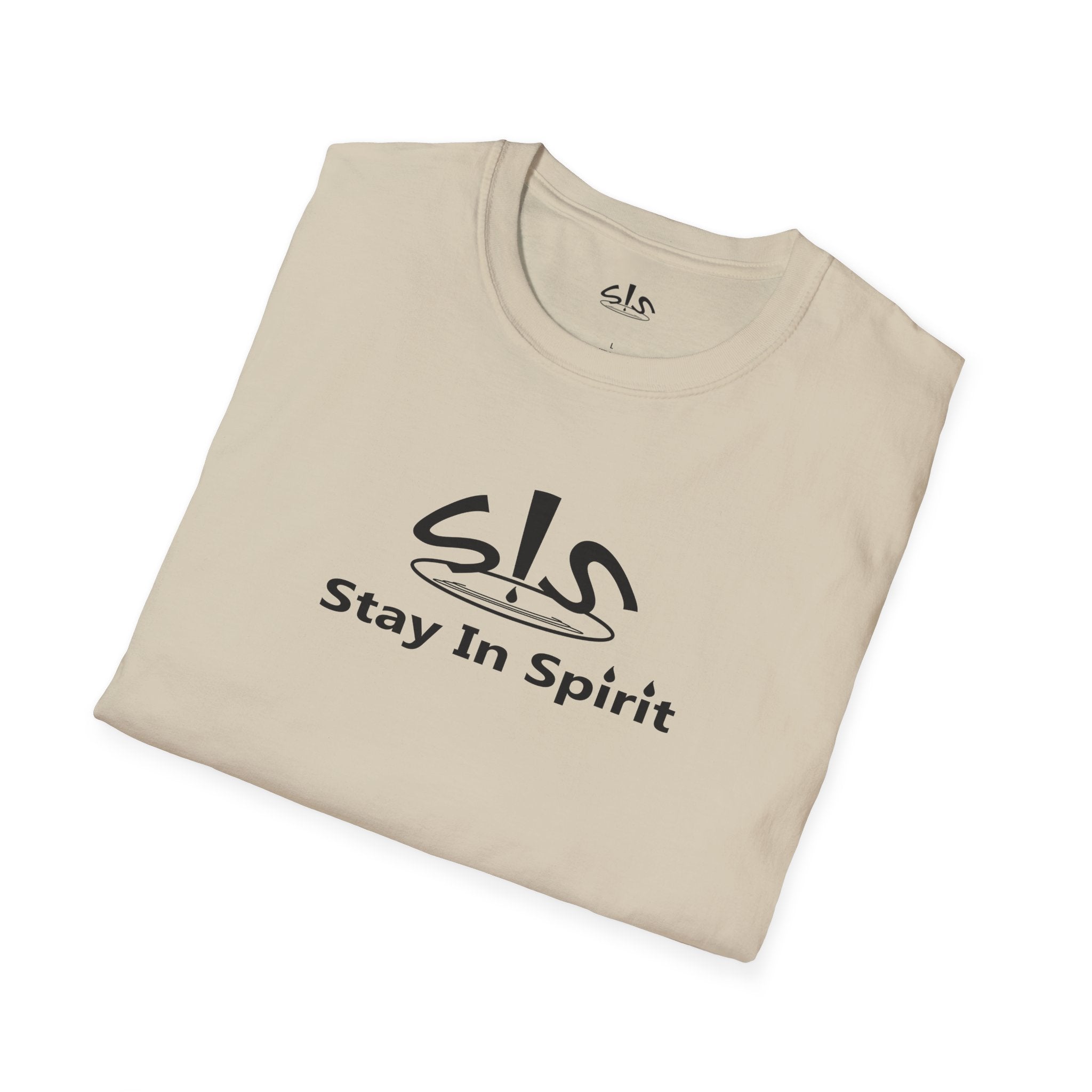 Stay In Spirit Logo (Black) Unisex Softstyle T-Shirt