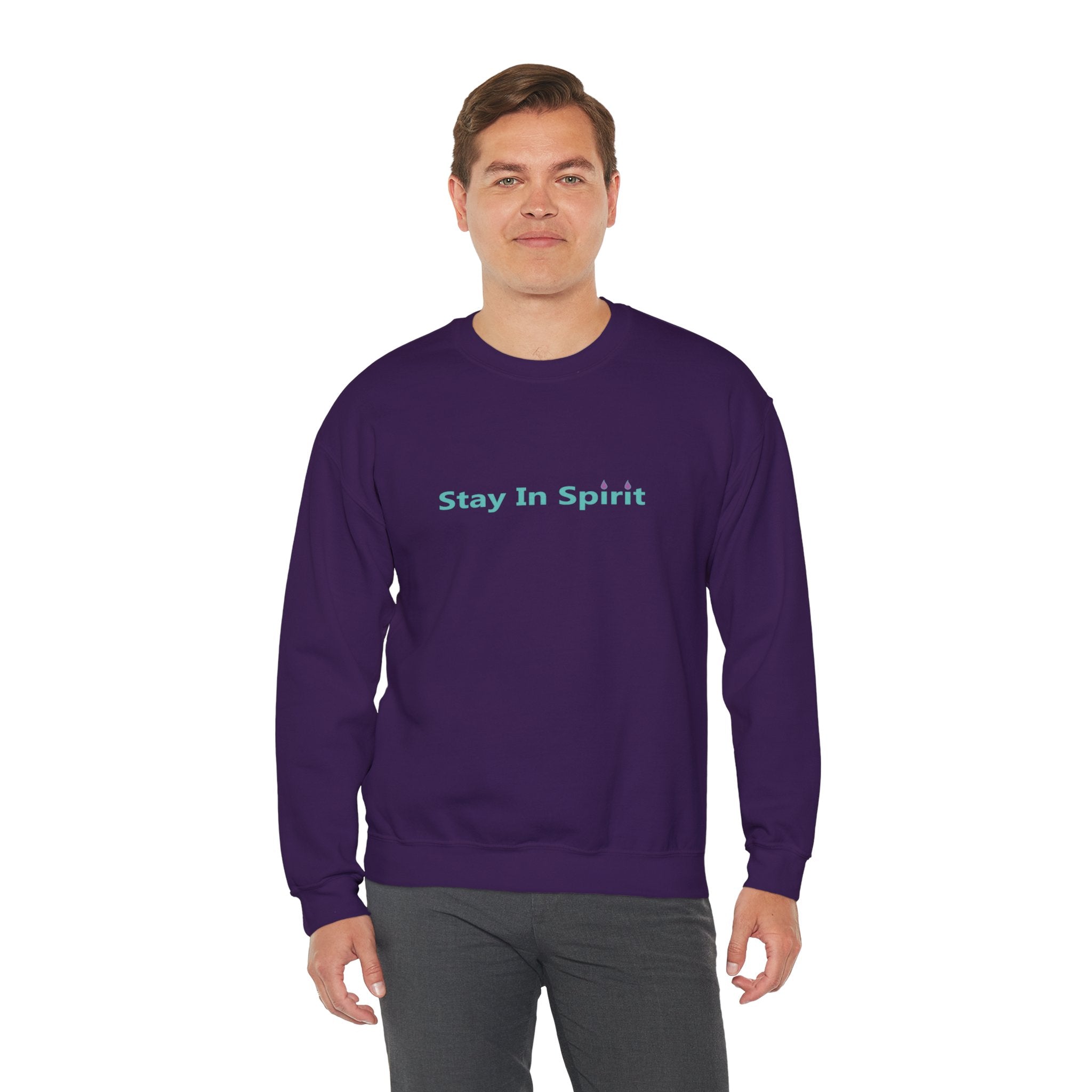 Stay In Spirit Lettered Unisex Heavy Blend™ Crewneck Sweatshirt - Stay In Spirit Shop