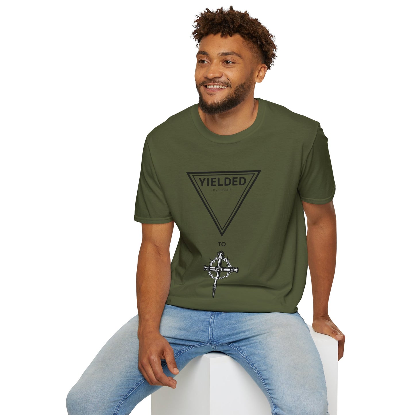 Yielded To... Unisex Softstyle T-Shirt - Stay In Spirit Shop