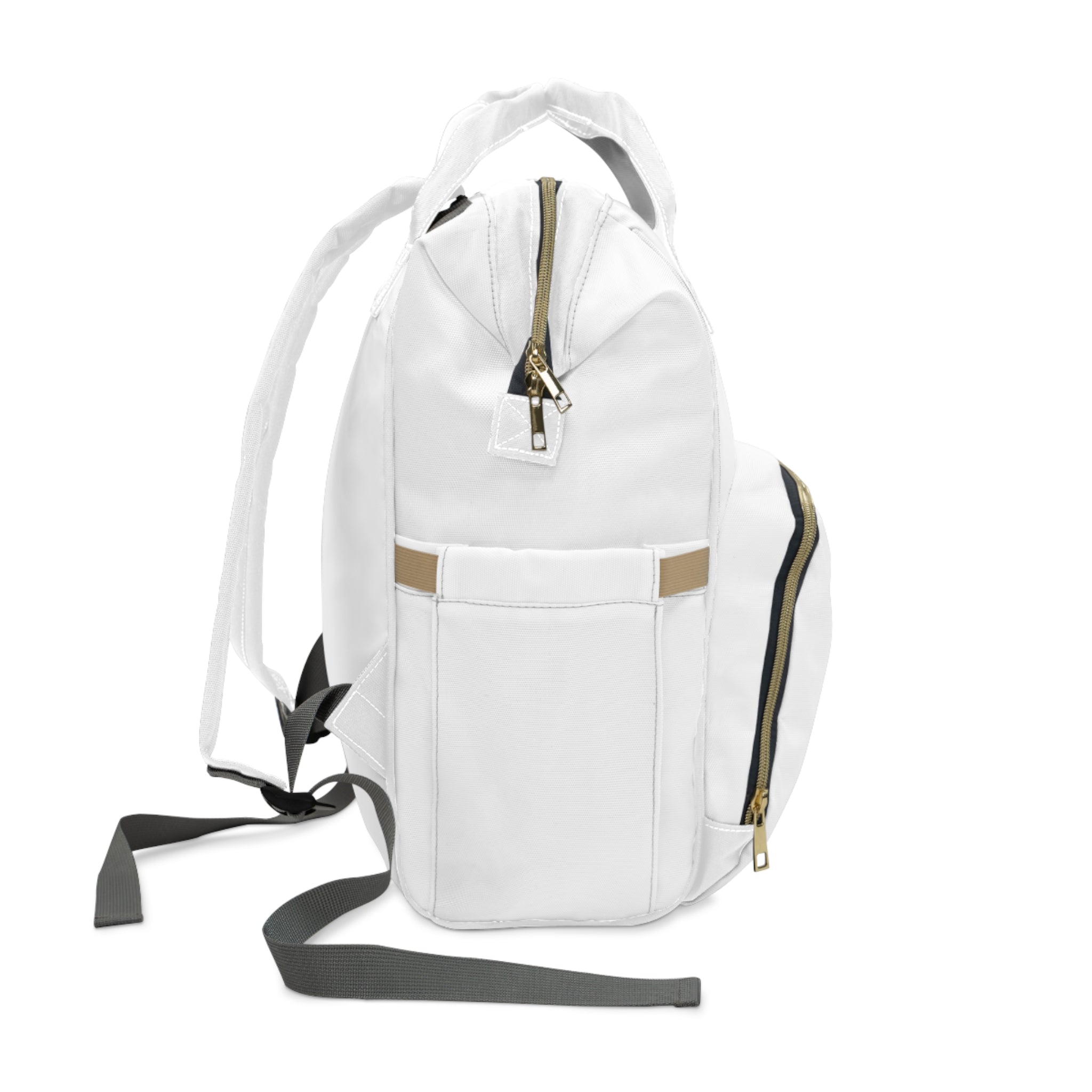 White Fostered by the Father Multifunctional Diaper Backpack - Stay In Spirit Shop