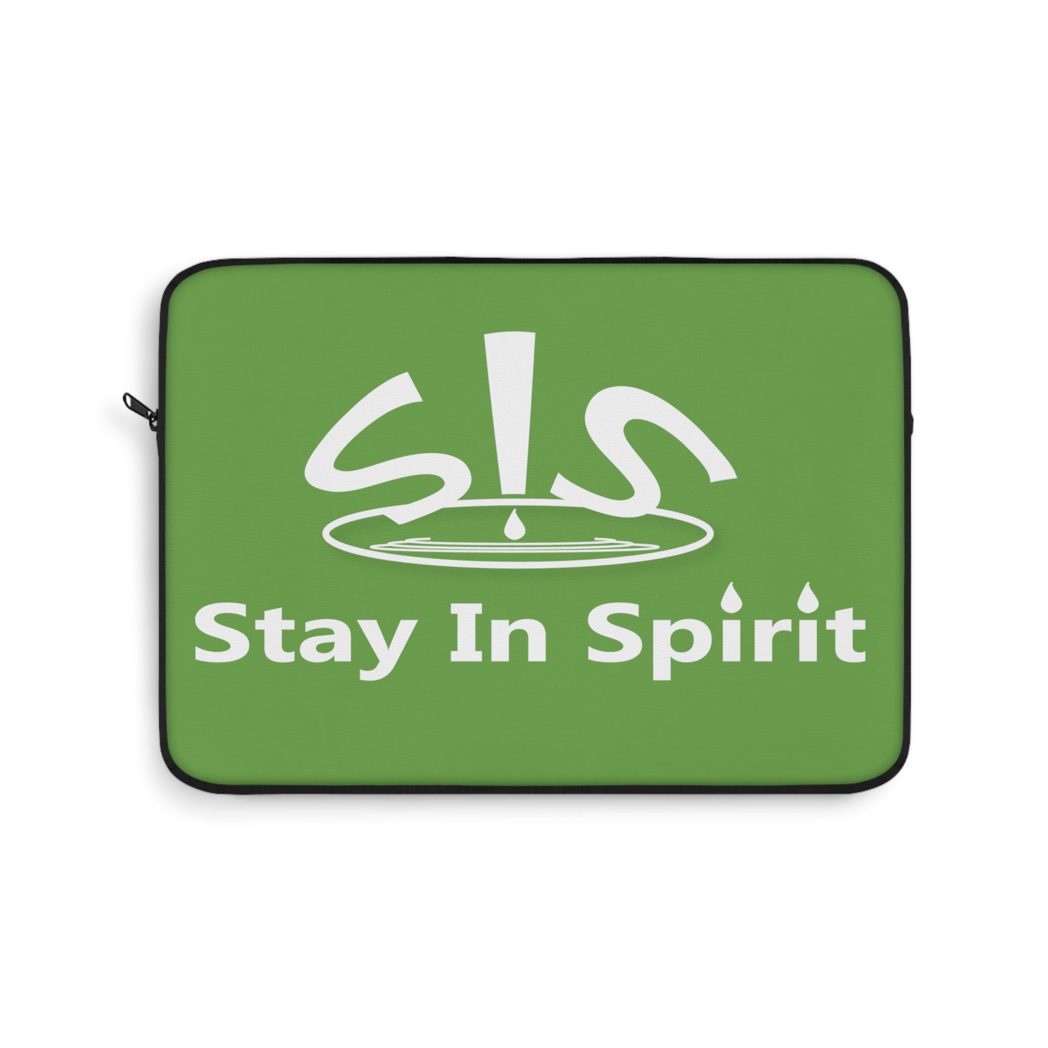 Green Stay In Spirit Laptop Sleeve - Stay In Spirit Shop