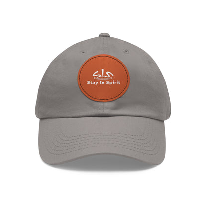 Stay In Spirit Dad Hat with Leather Round Patch