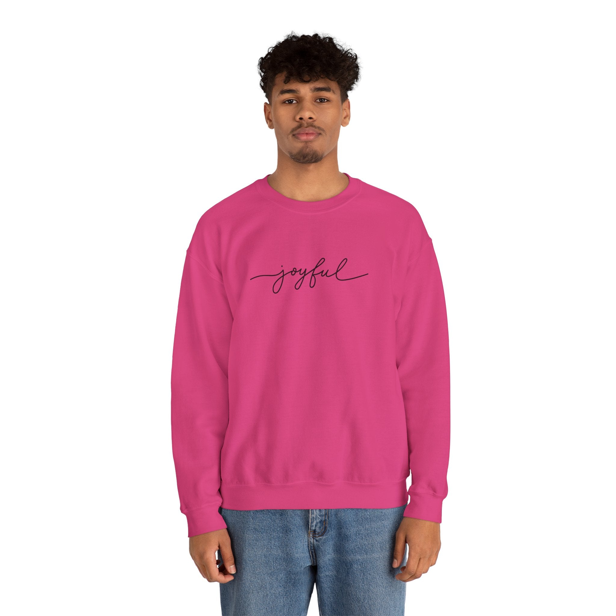 Joyful Unisex Crewneck Sweatshirt - Stay In Spirit Shop