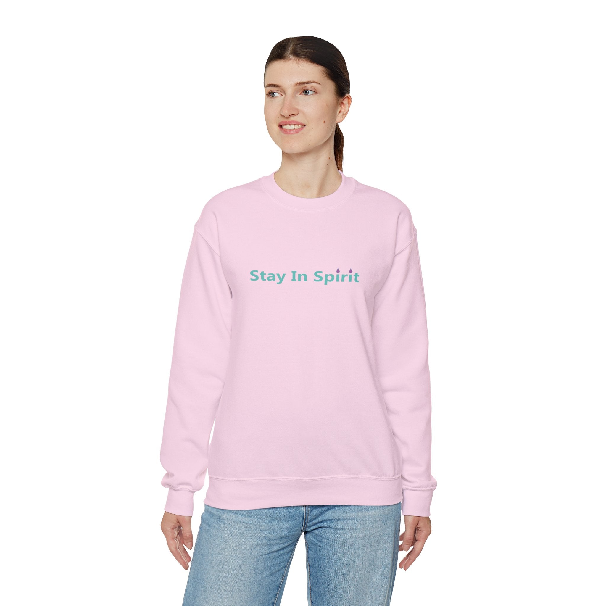 Stay In Spirit Lettered Unisex Heavy Blend™ Crewneck Sweatshirt - Stay In Spirit Shop