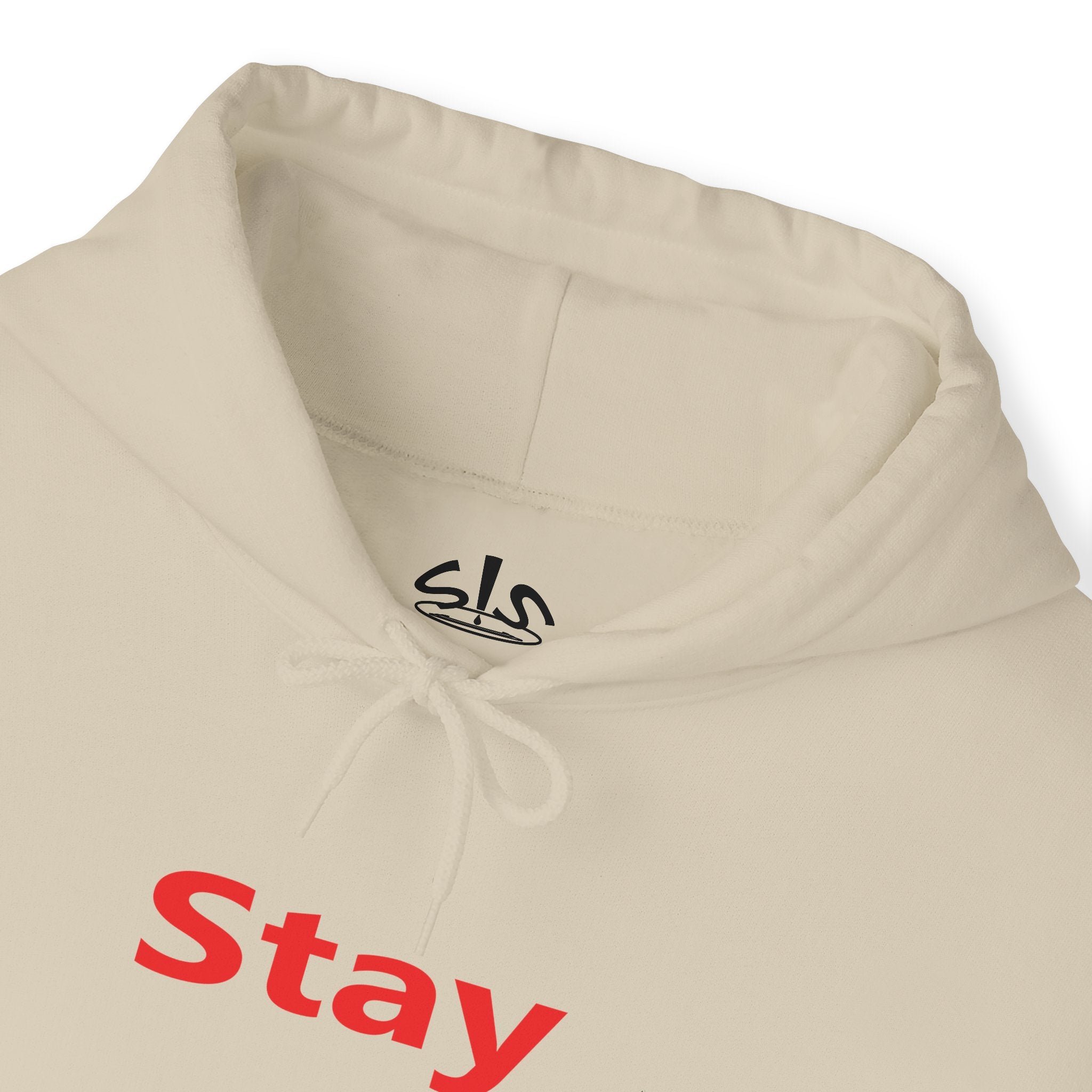 Stay In Spirit Red Lettered Unisex Heavy Blend™ Hooded Sweatshirt