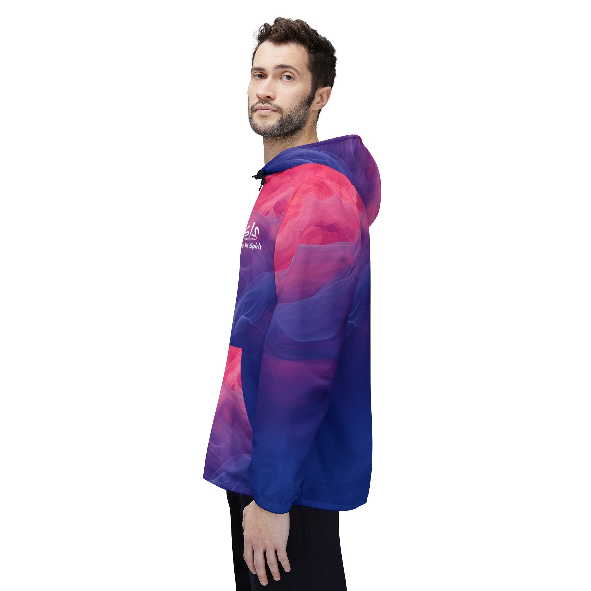 Stay In Spirit Colorful Two Toned Windbreaker Jacket - Stay In Spirit Shop