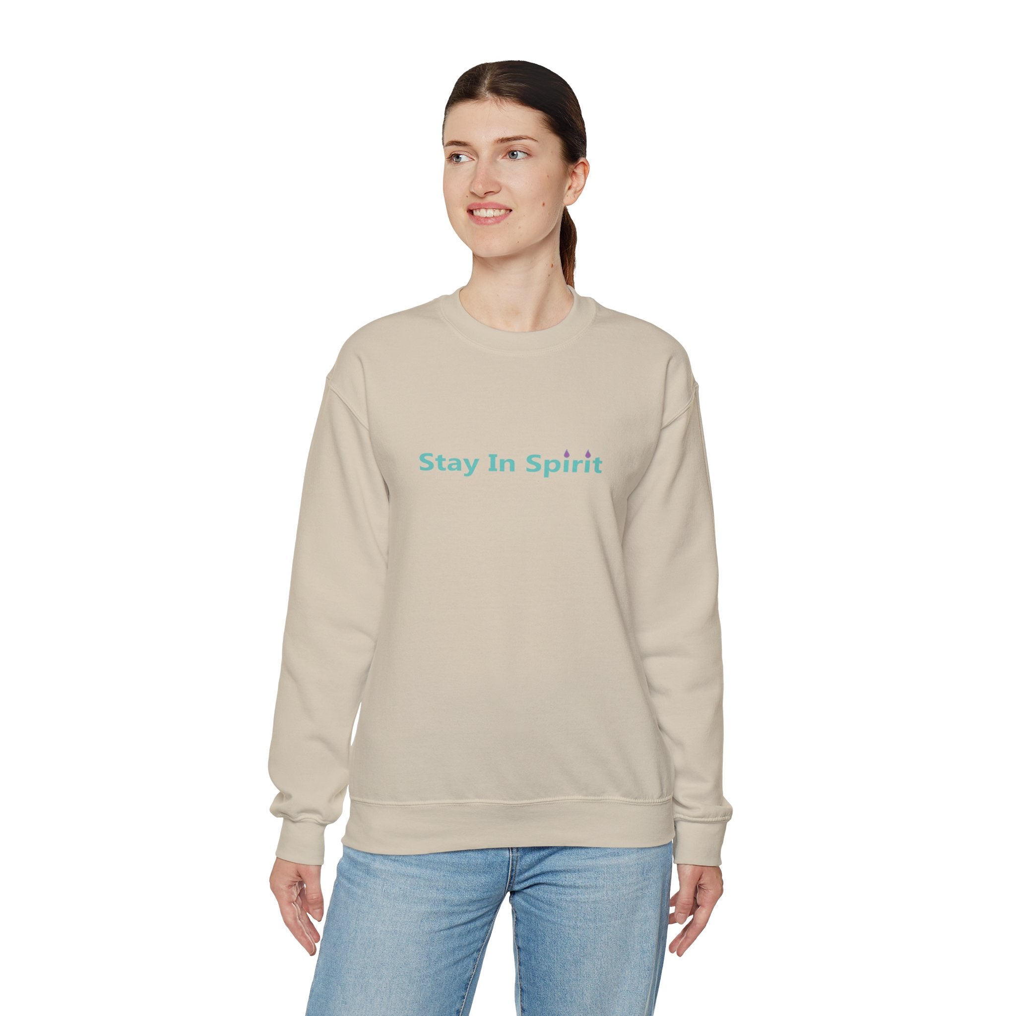 Stay In Spirit Lettered Unisex Heavy Blend™ Crewneck Sweatshirt - Stay In Spirit Shop