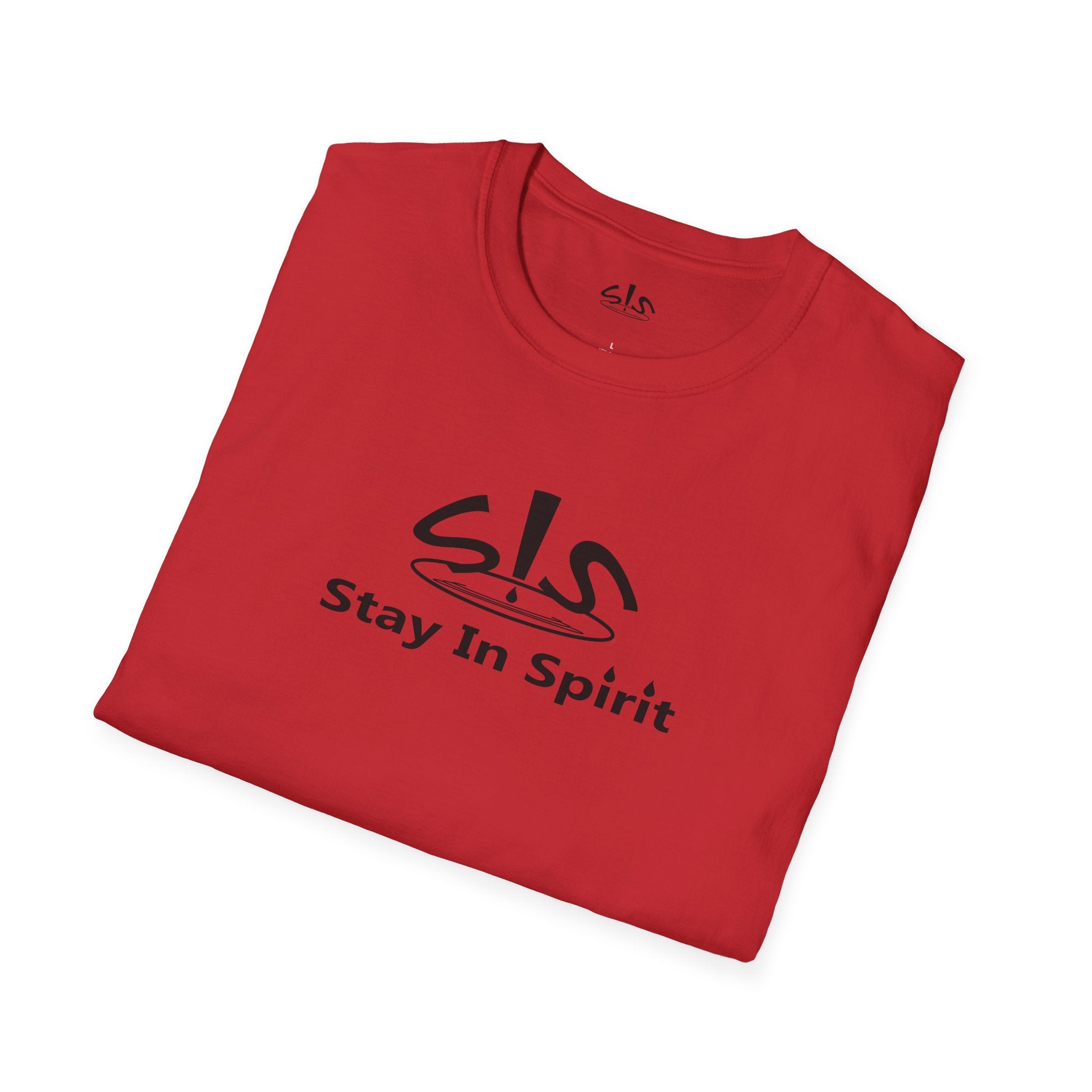 Stay In Spirit Logo (Black) Unisex Softstyle T-Shirt