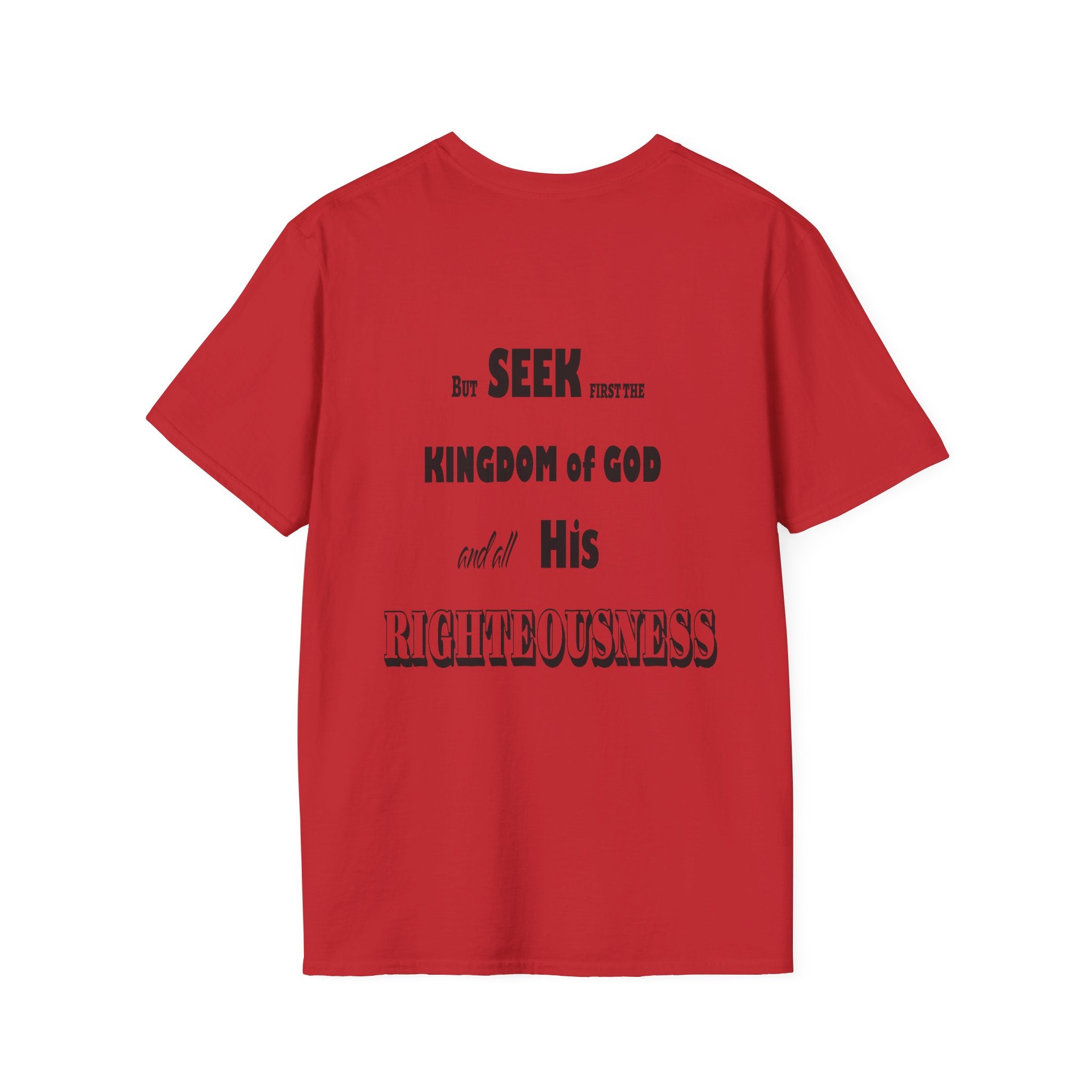 Seek First Unisex Softstyle T-Shirt - Stay In Spirit Shop