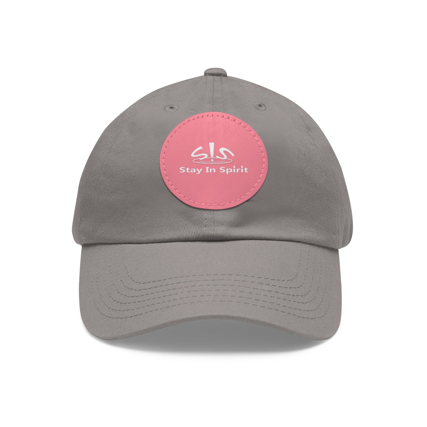 Stay In Spirit Dad Hat with Leather Round Patch