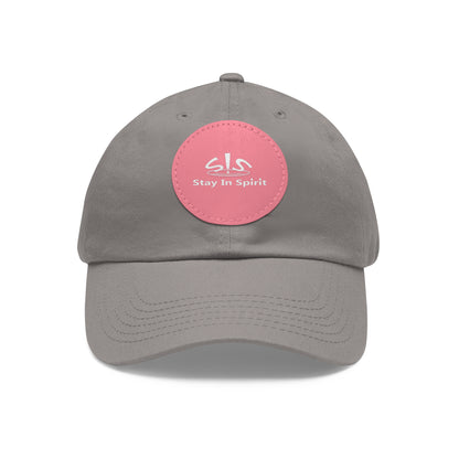 Stay In Spirit Dad Hat with Leather Round Patch