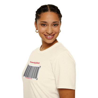 Redeemed By Christ (Red/Black) Unisex Softstyle T-Shirt - Stay In Spirit Shop