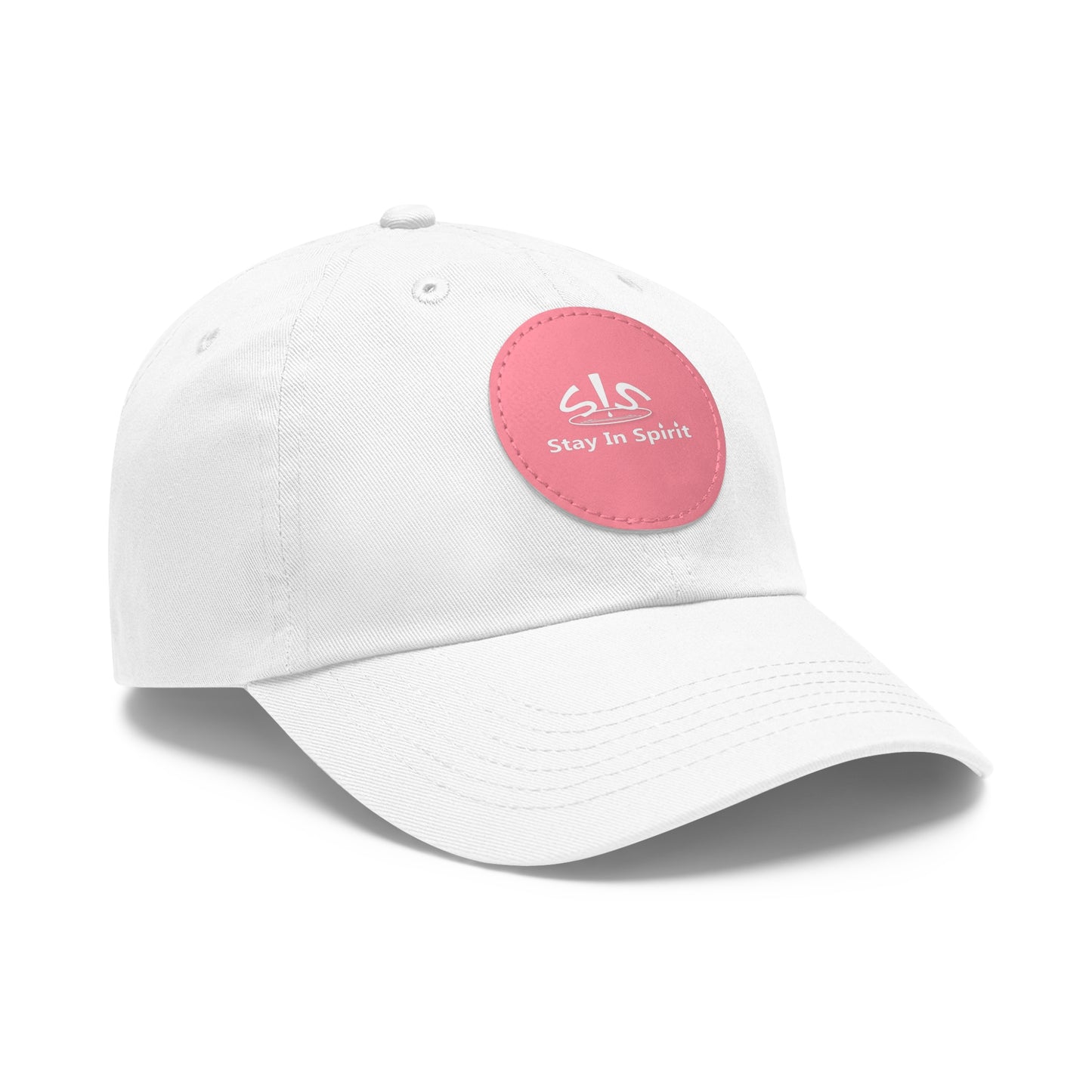 Stay In Spirit Dad Hat with Leather Round Patch