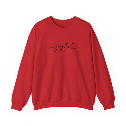 Joyful Unisex Crewneck Sweatshirt - Stay In Spirit Shop