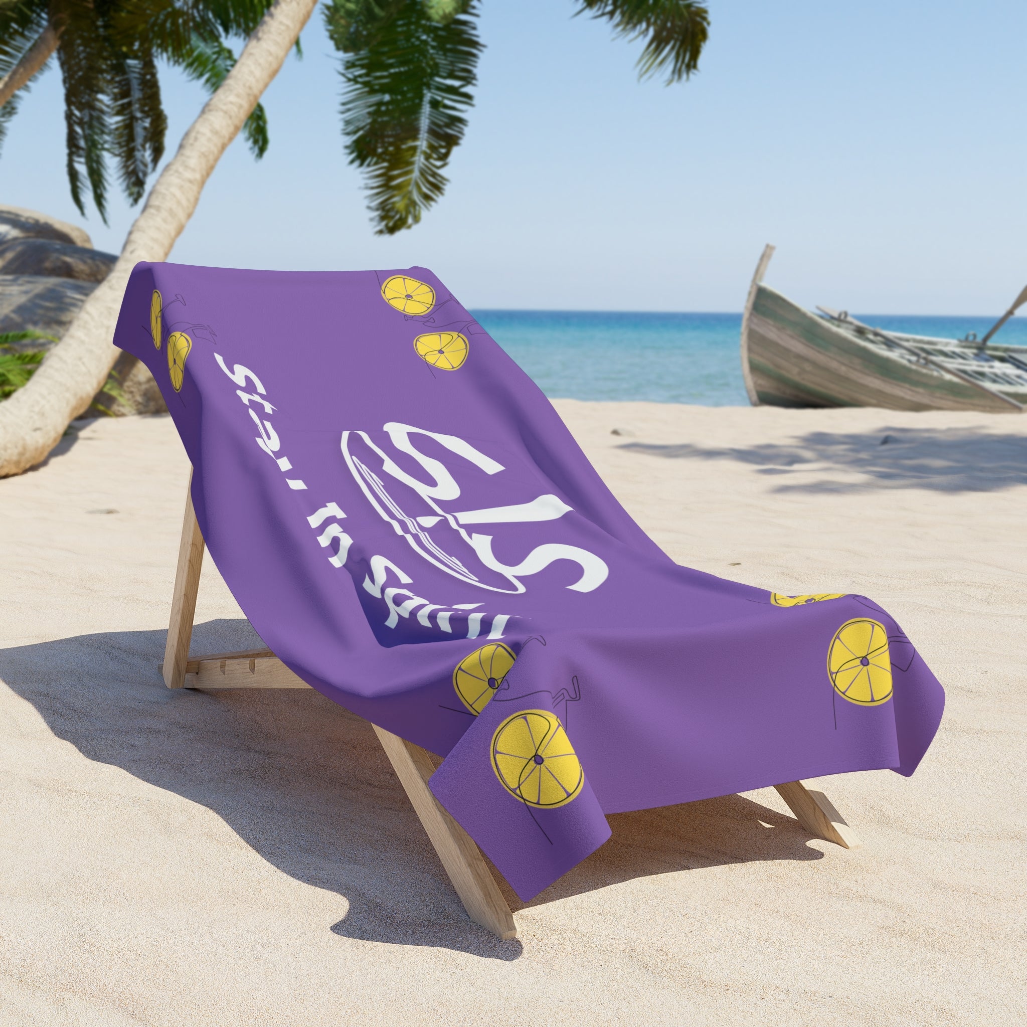 Light Purple Stay In Spirit Beach Towel - Stay In Spirit Shop