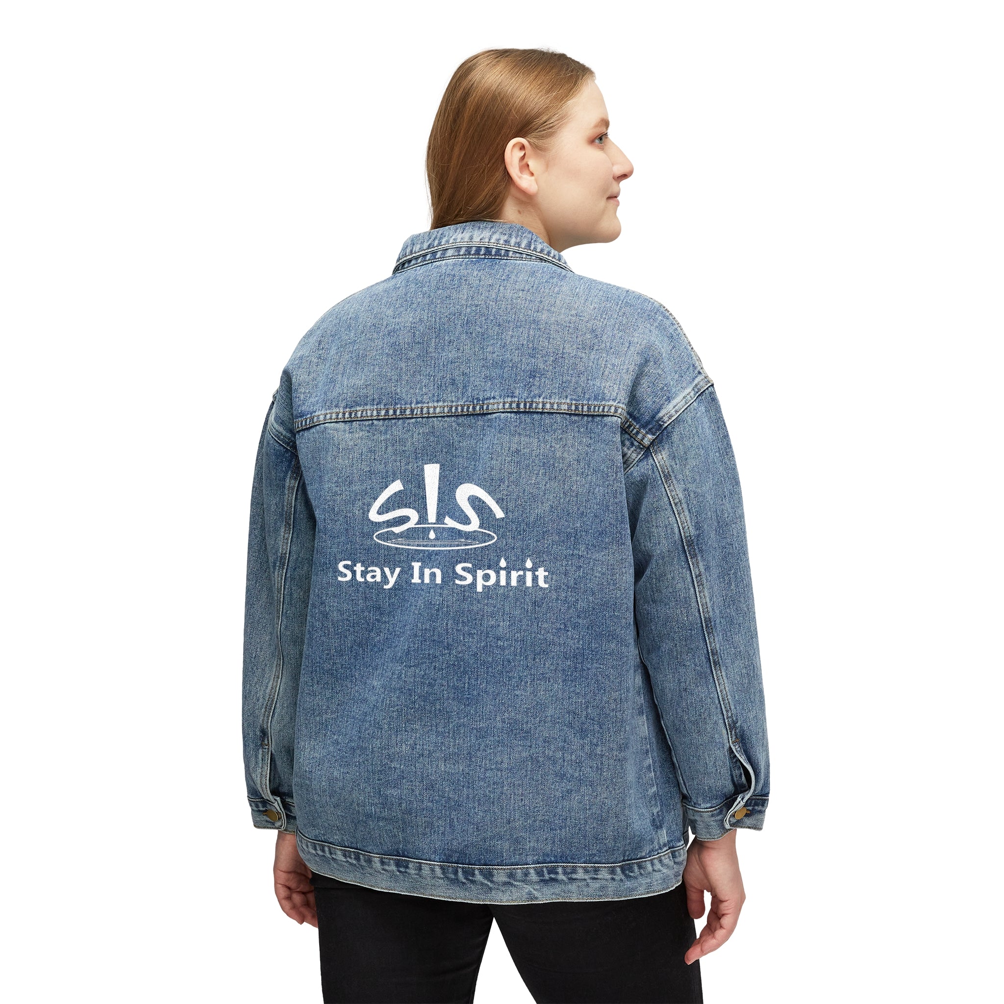 Stay In Spirit Women's Denim Jacket - Stay In Spirit Shop