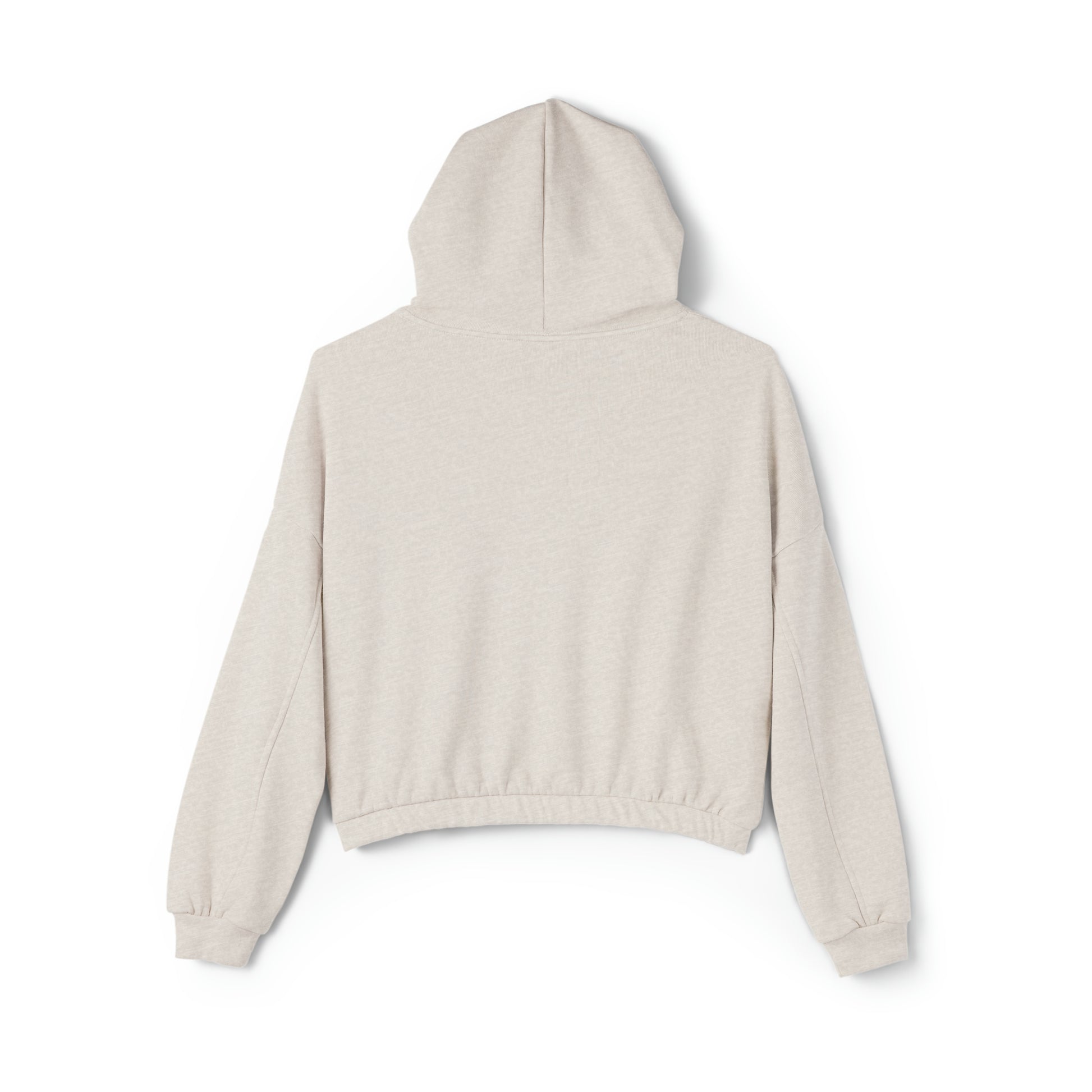 Women's Stay In Spirit White Logo Cinched Bottom Hoodie - Stay In Spirit Shop