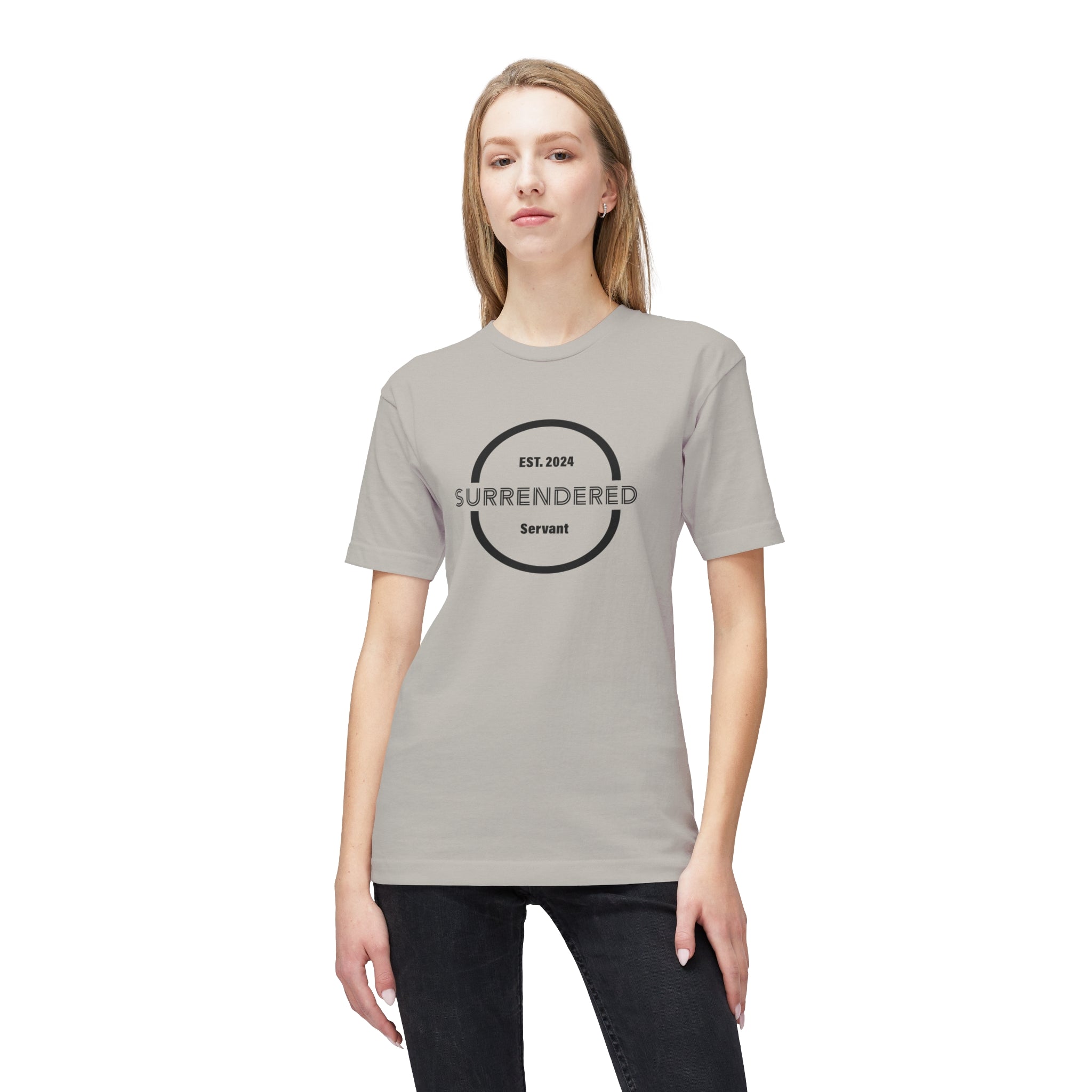 Surrendered Servant Unisex Midweight T-shirt - Stay In Spirit Shop