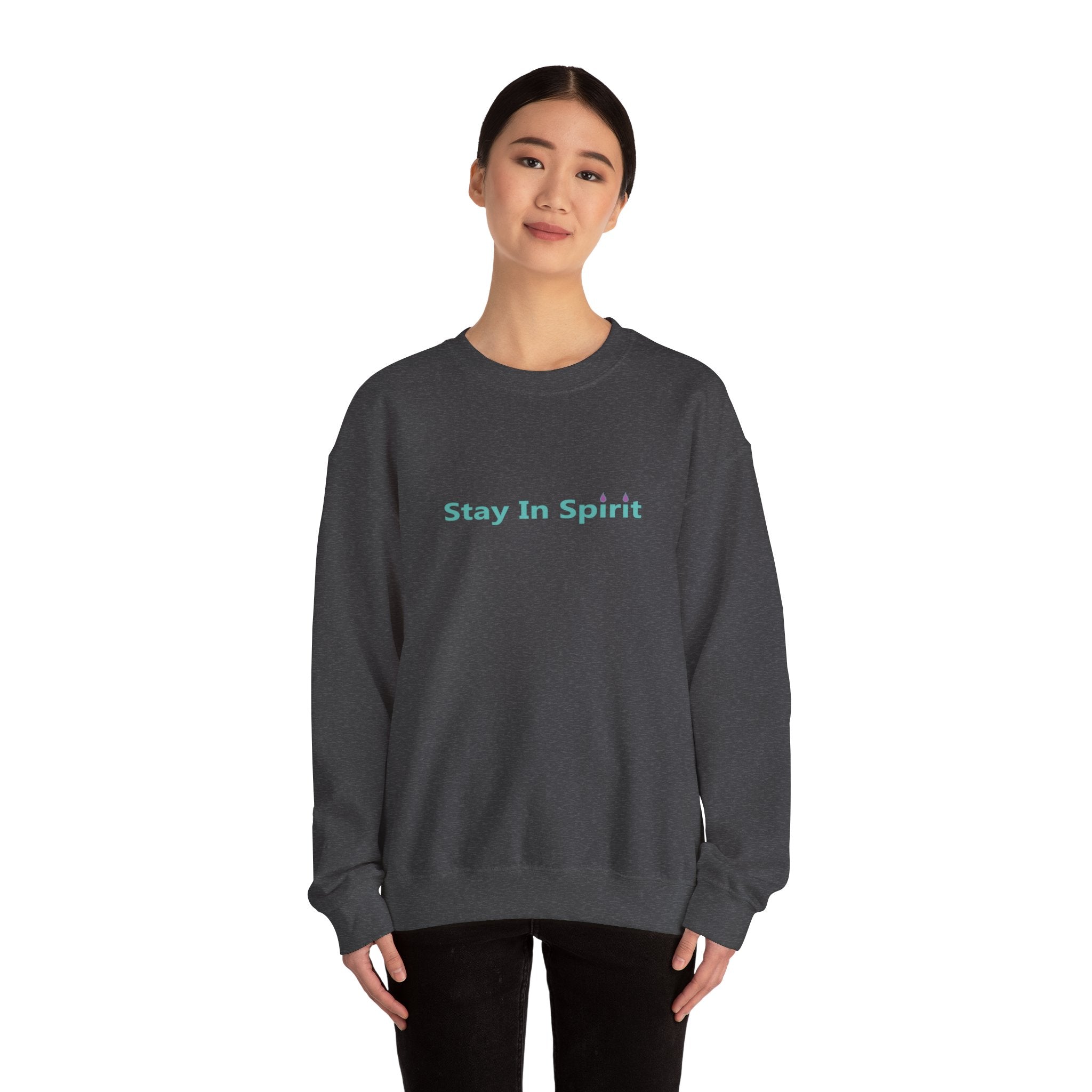 Stay In Spirit Lettered Unisex Heavy Blend™ Crewneck Sweatshirt - Stay In Spirit Shop