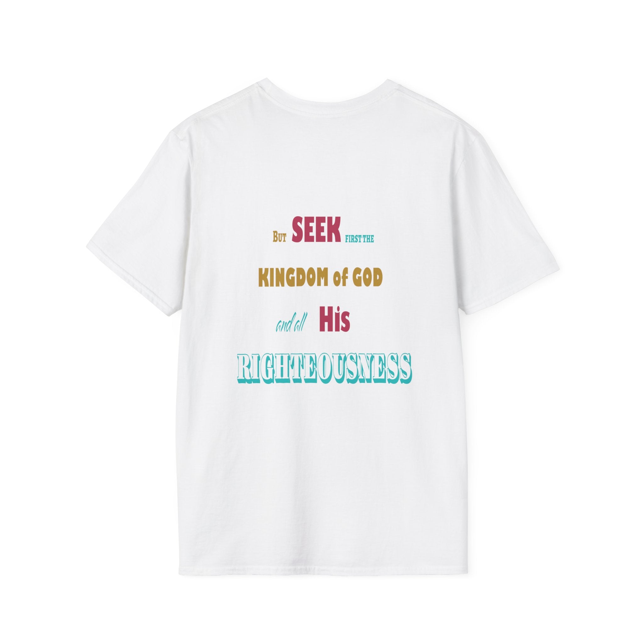 Seek First (Color) Unisex Softstyle T-Shirt