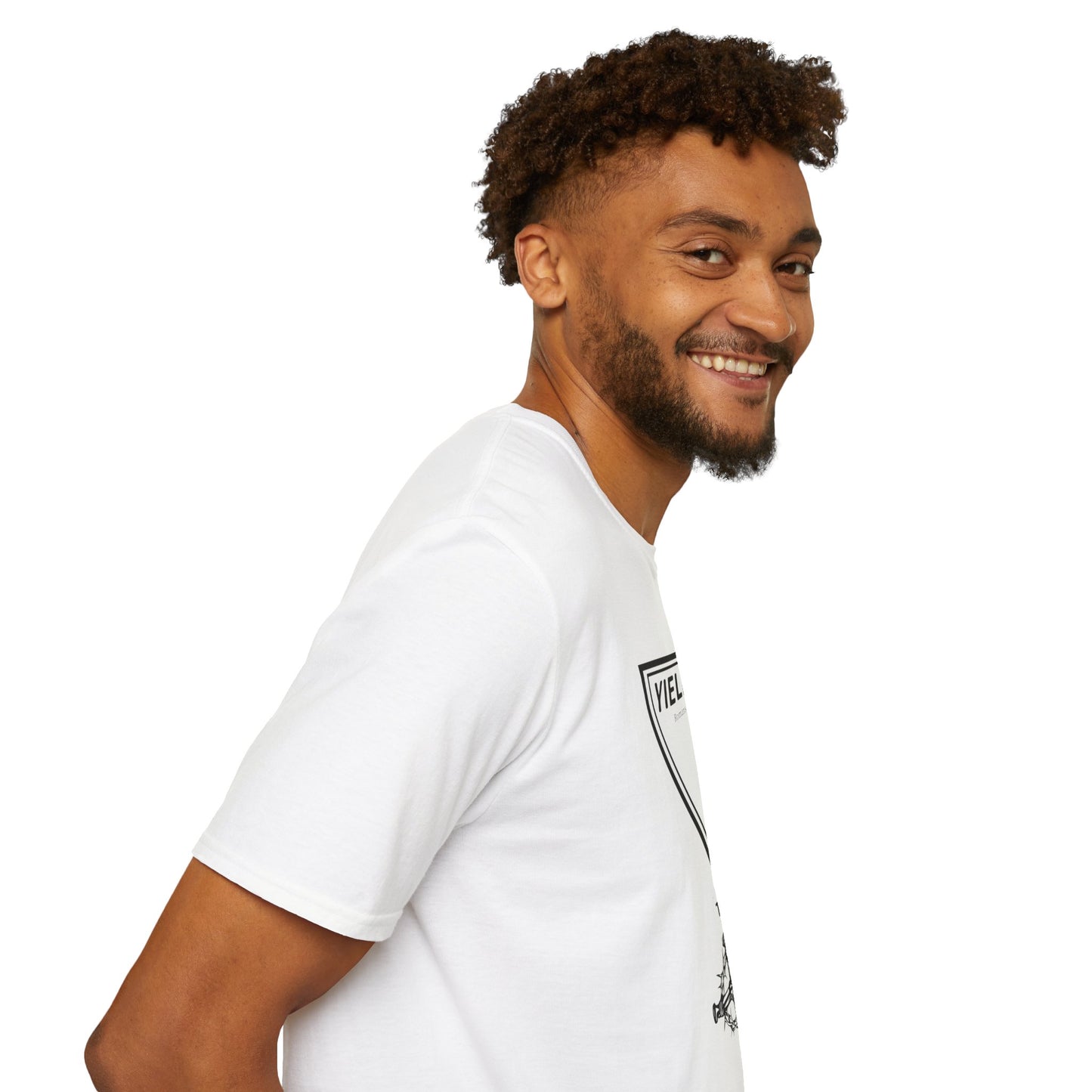 Yielded To... Unisex Softstyle T-Shirt - Stay In Spirit Shop