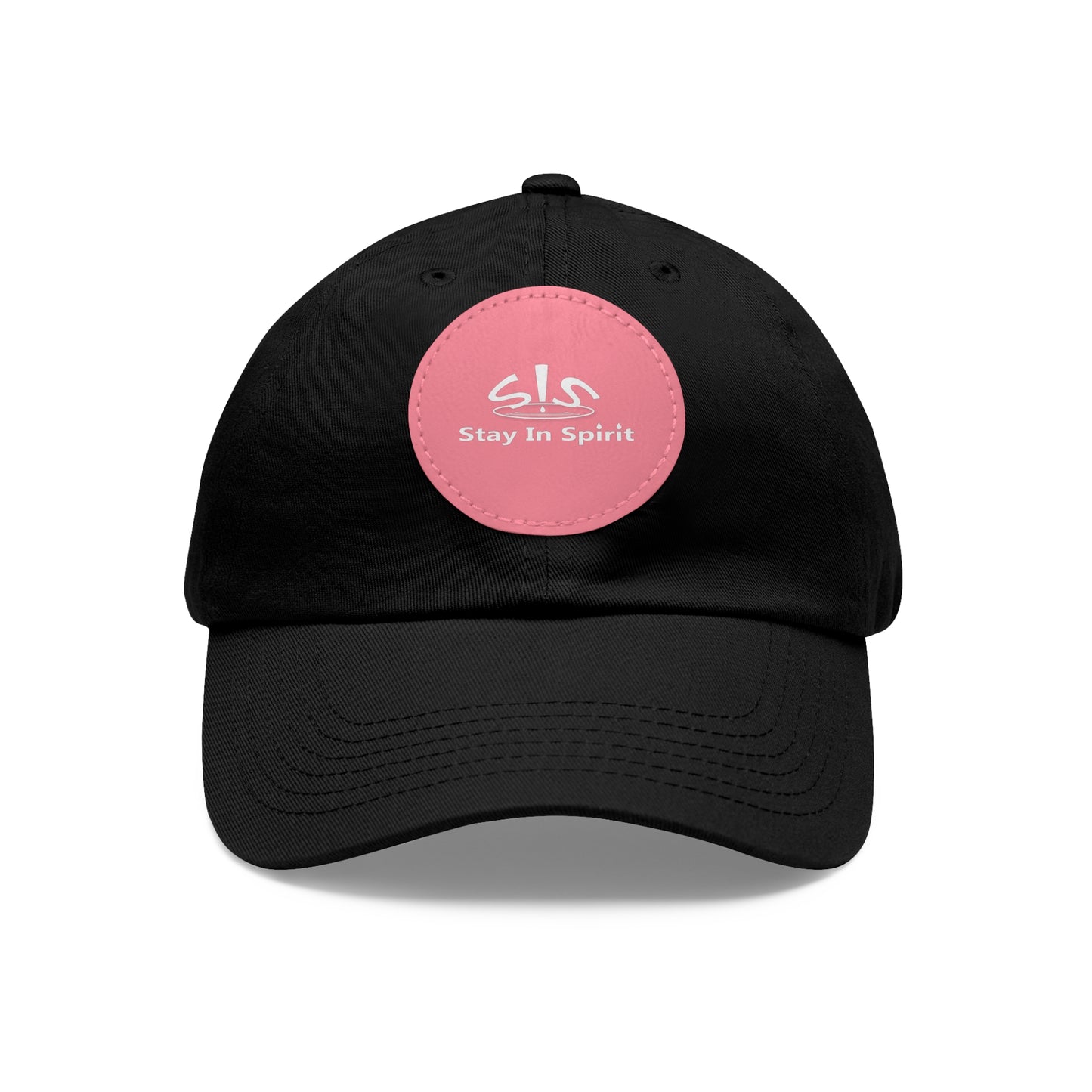 Stay In Spirit Dad Hat with Leather Round Patch