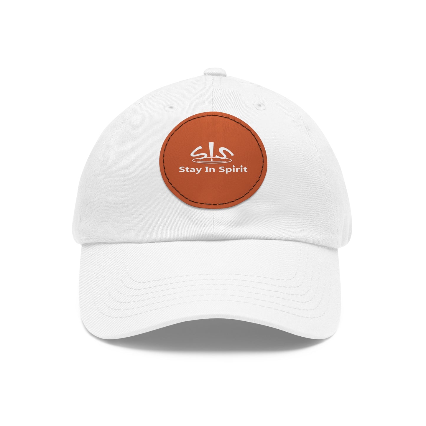 Stay In Spirit Dad Hat with Leather Round Patch