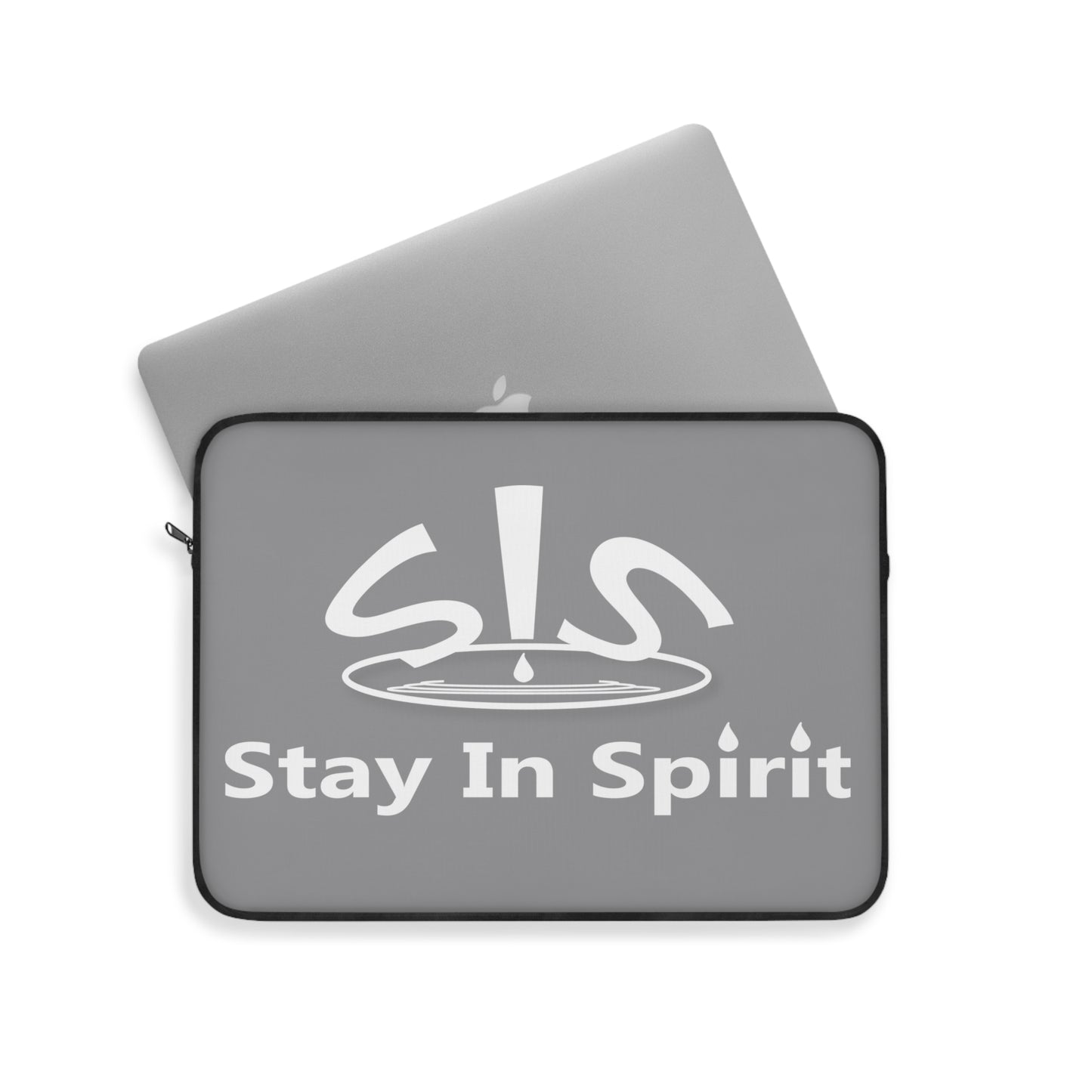 Gray Stay In Spirit Laptop Sleeve - Stay In Spirit Shop