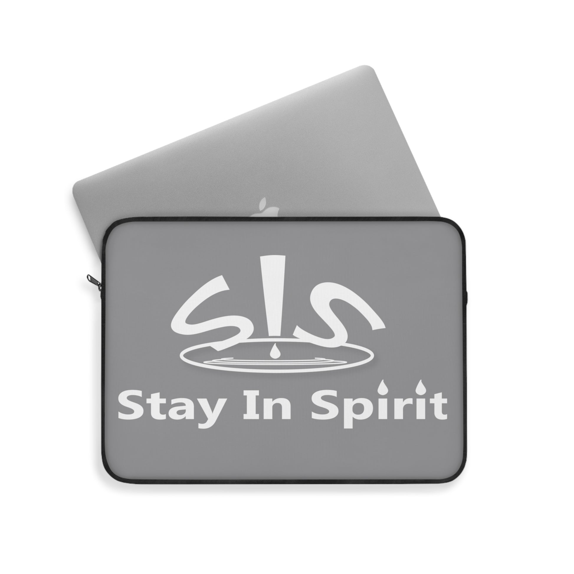 Gray Stay In Spirit Laptop Sleeve - Stay In Spirit Shop