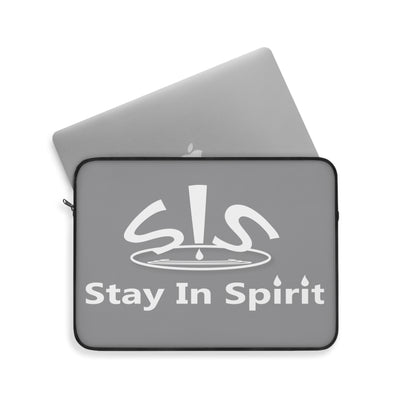 Gray Stay In Spirit Laptop Sleeve - Stay In Spirit Shop